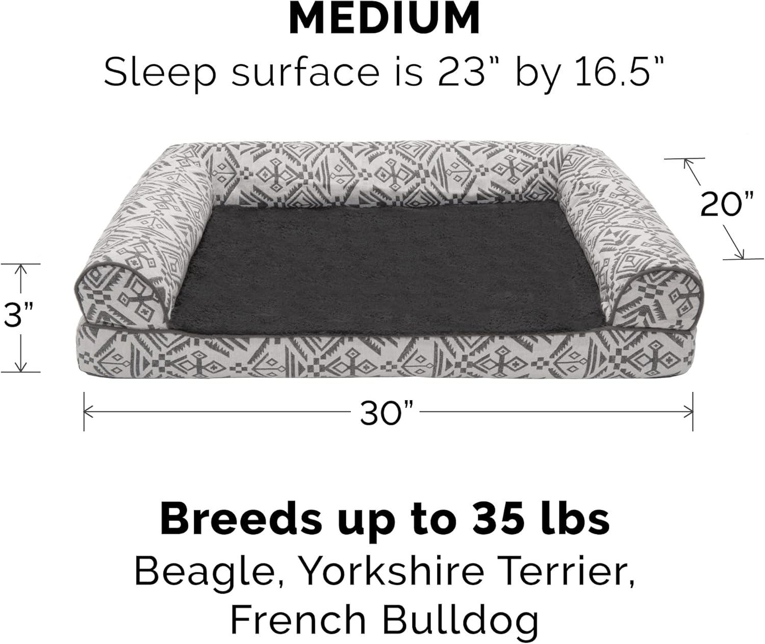 FurHaven Orthopedic Polyester Pet Bed