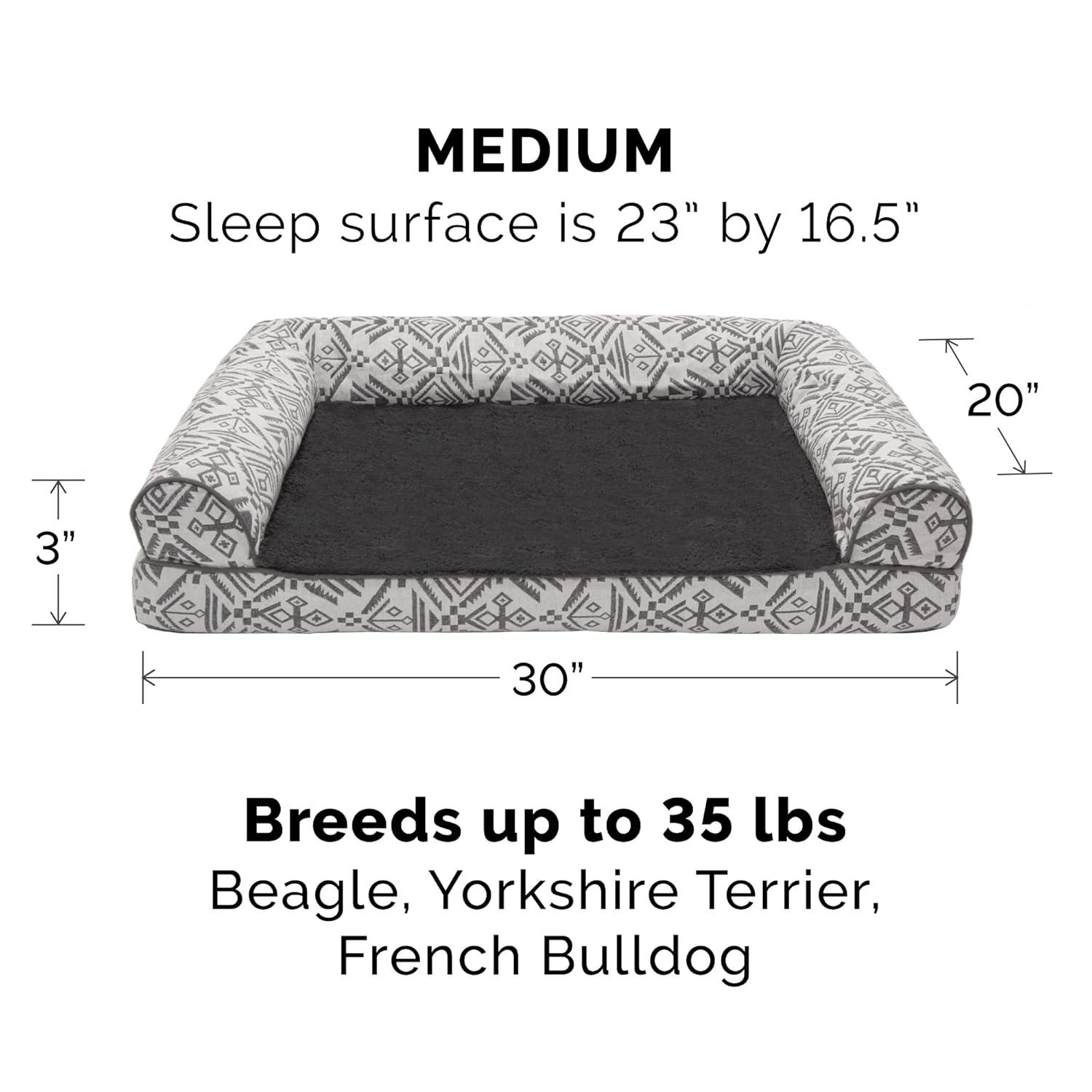 FurHaven Orthopedic Polyester Pet Bed