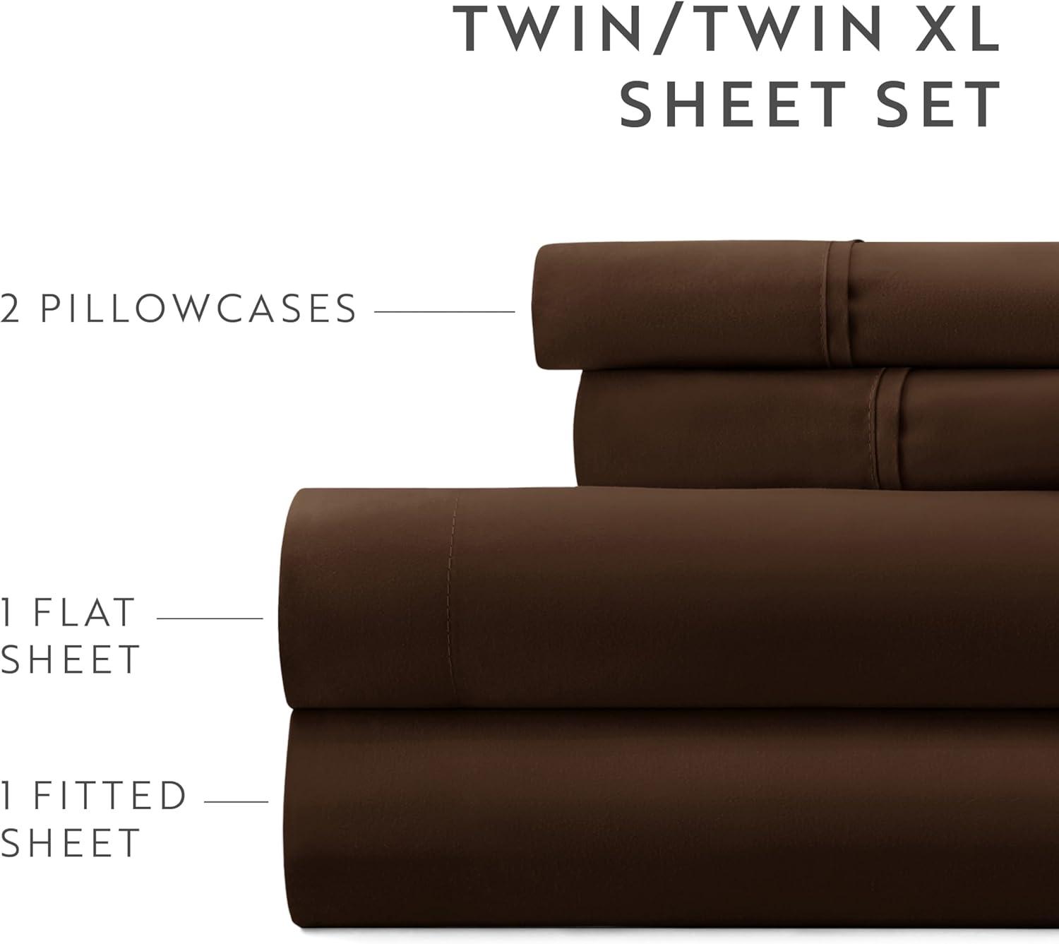 Simply Soft 6-Piece Wrinkle Free Microfiber Sheet Set with 16" Deep Pockets!