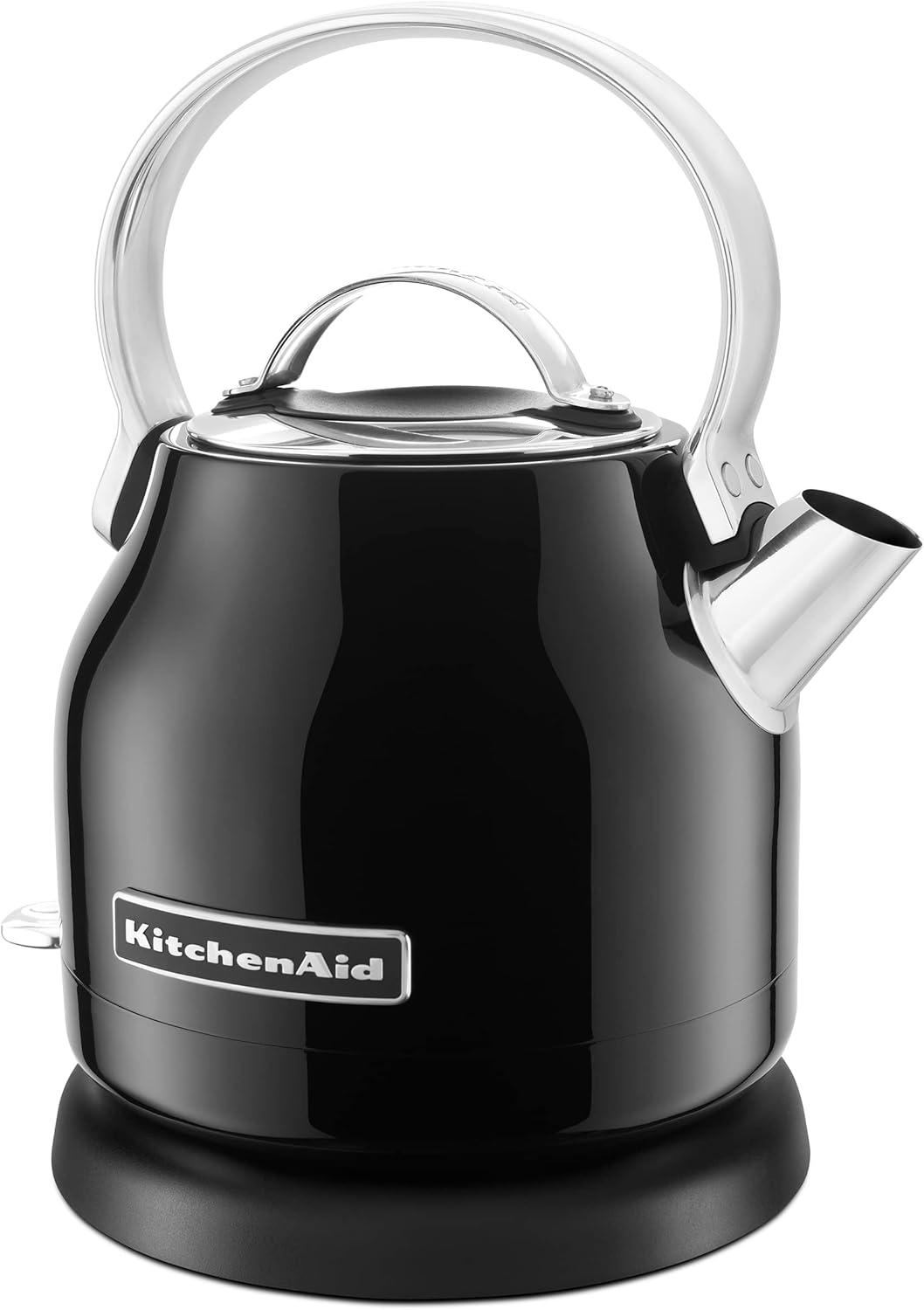 Onyx Black 1.3 qt Stainless Steel Electric Kettle