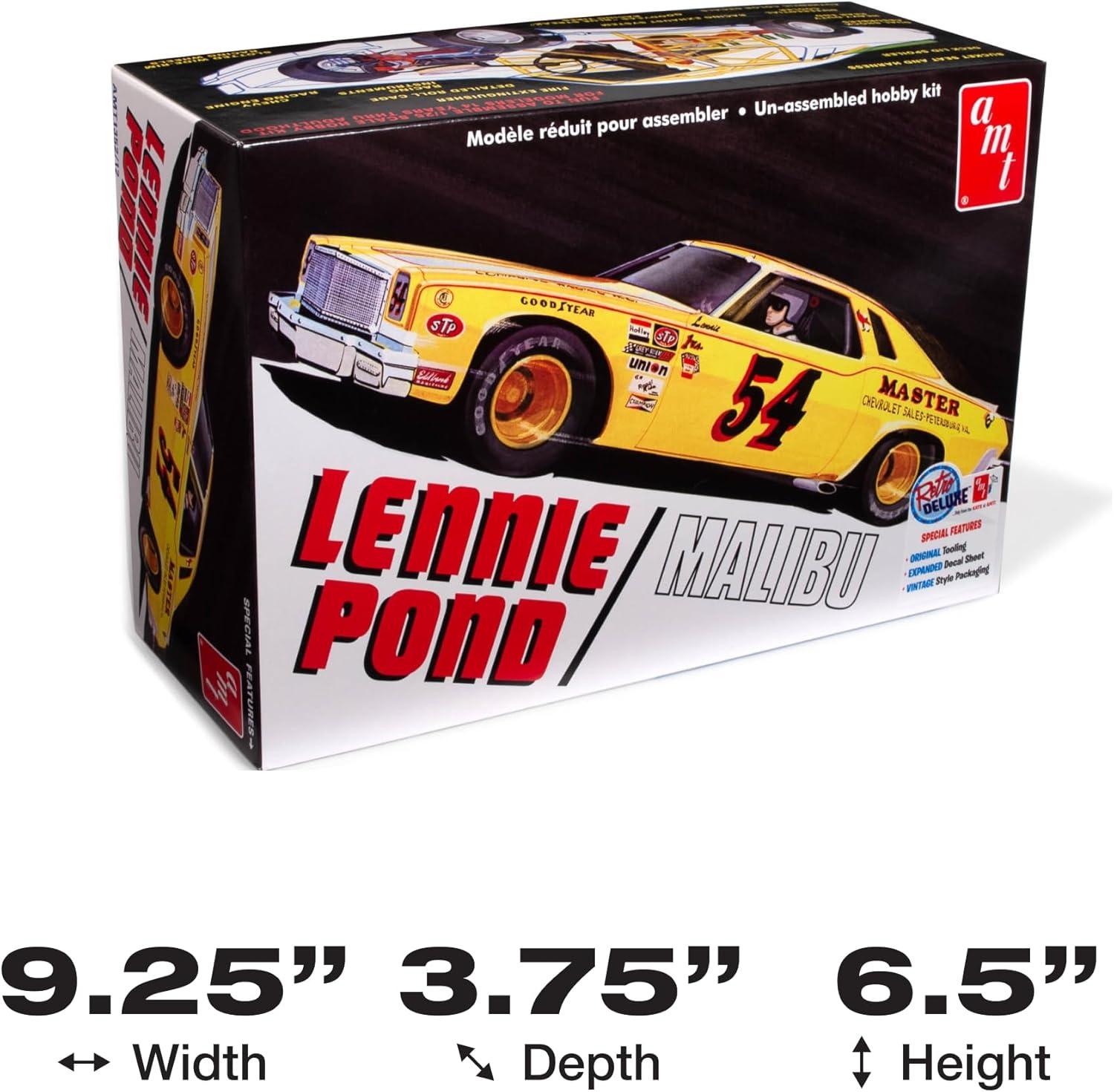 Skill 2 Model Kit 1974 Chevrolet Malibu Stock Car #54 Lennie Pond 1/25 Scale Model by AMT