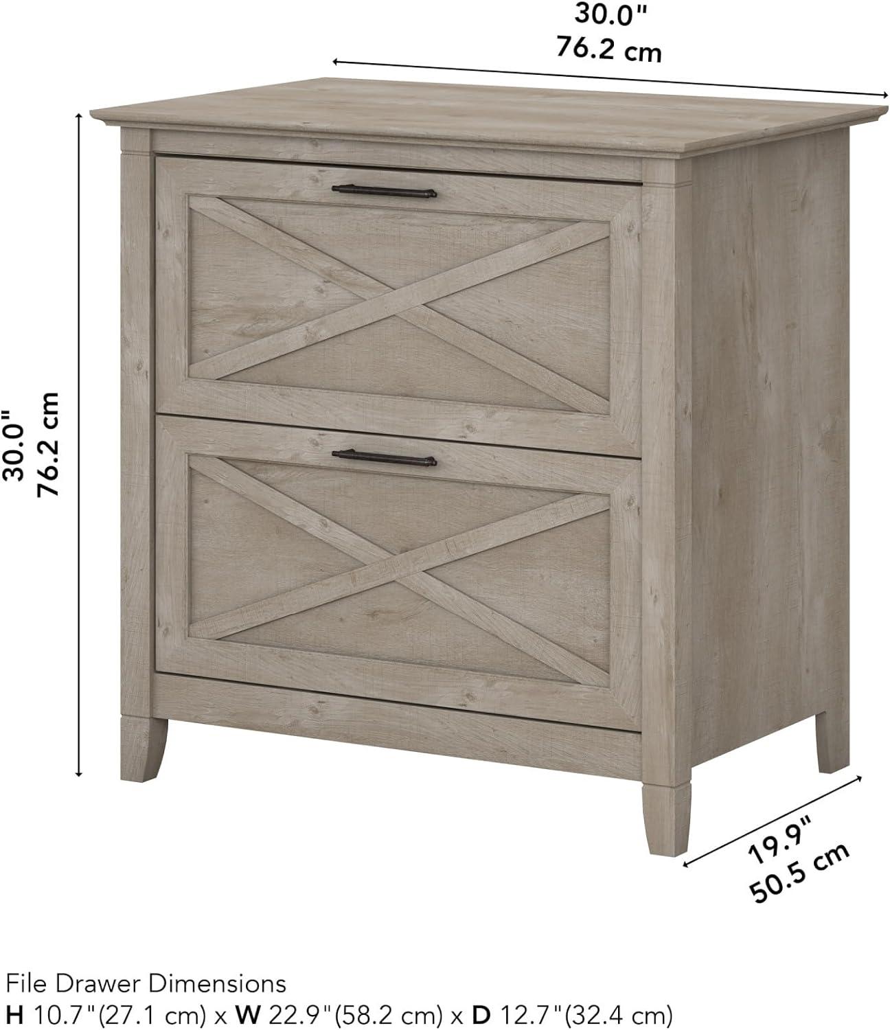 2 Drawer Key West File Cabinet - Bush Furniture