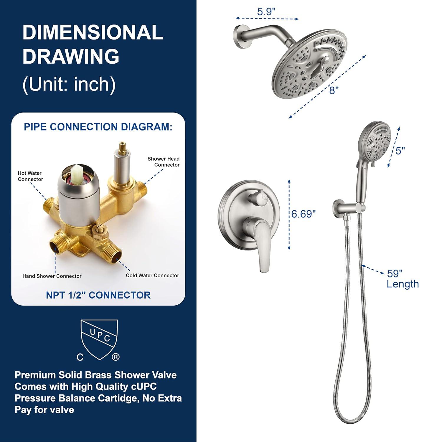 All-In-One Kit with Rough in-Valve