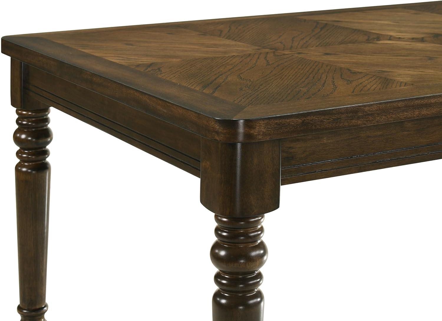 Coaster Willowbrook Traditional Rectangular Wood Dining Table Chestnut