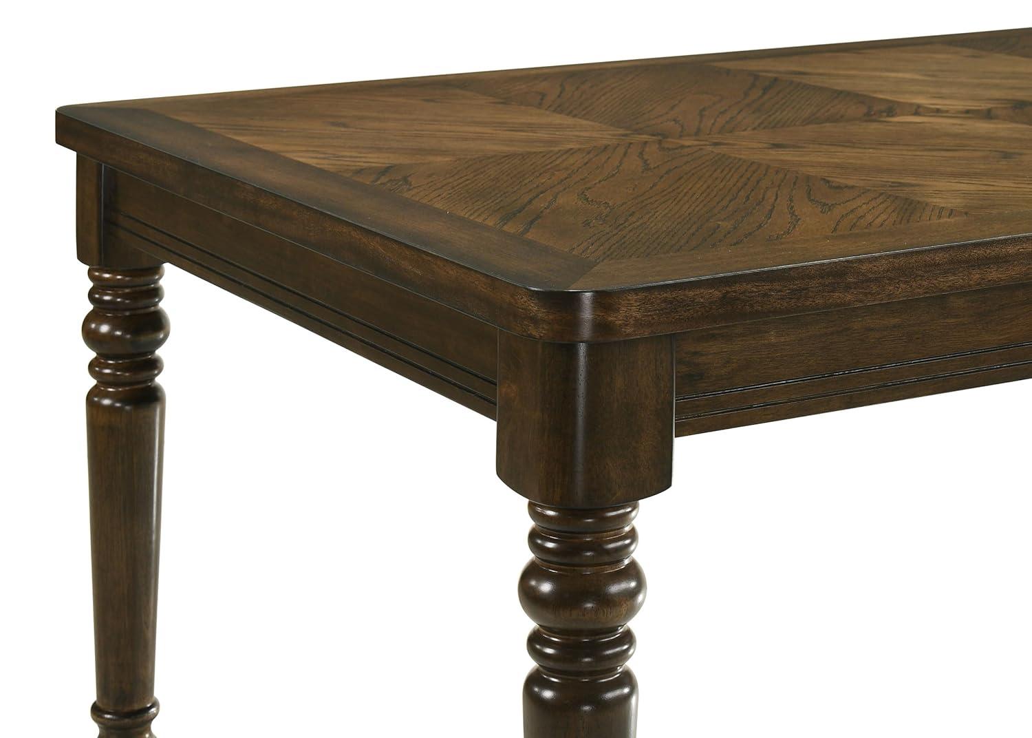 Coaster Willowbrook Traditional Rectangular Wood Dining Table Chestnut