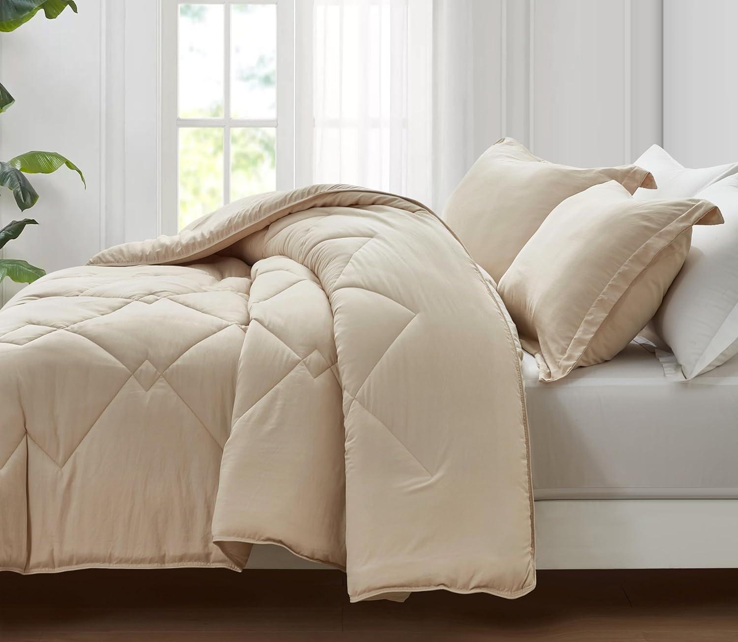 Logan Solid Comforter Set