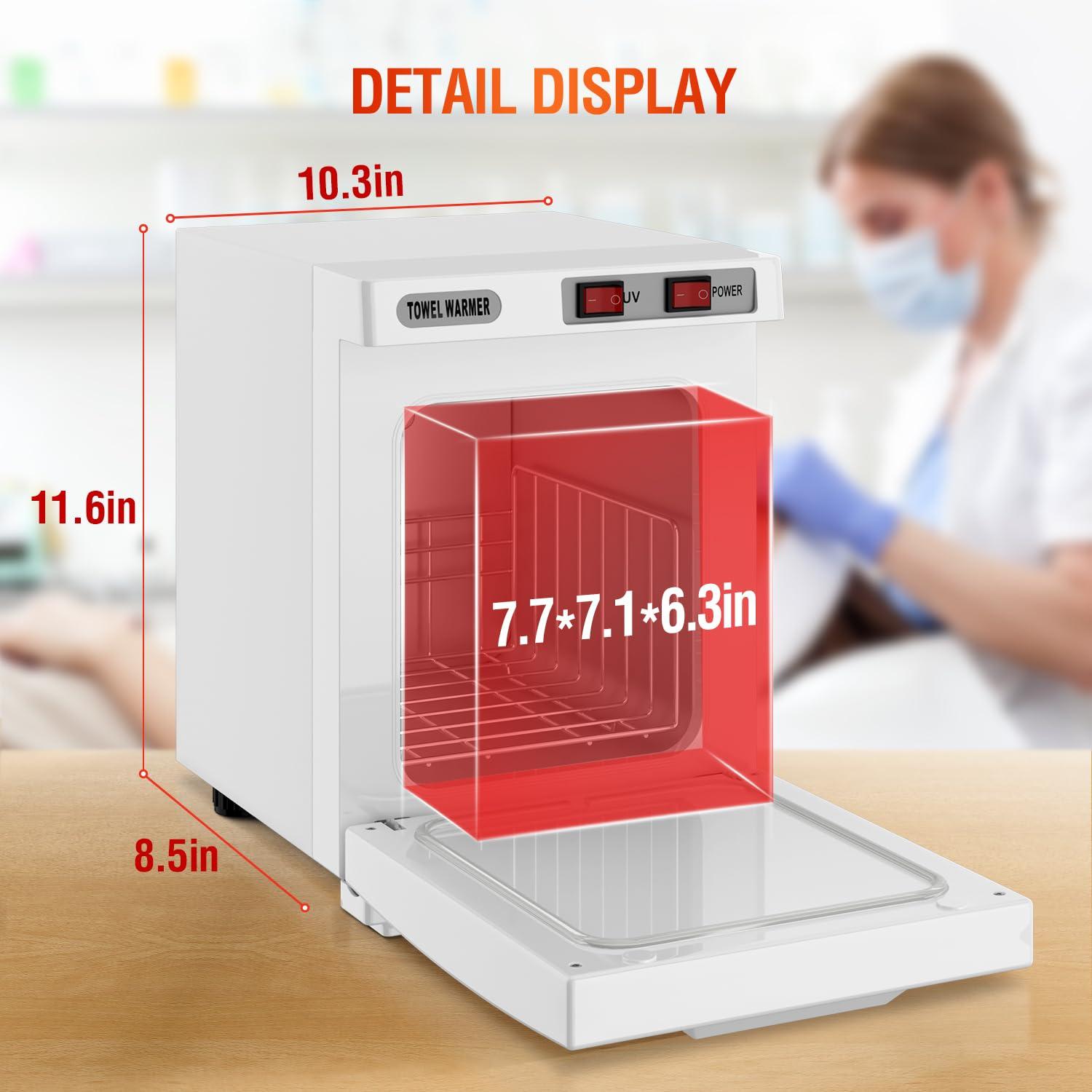 Towel Warmer Cabinet, 5L Hot Bath Towel Warmer Heating Use for Facial Spa, Hair Beauty, Salon Equipment and Home