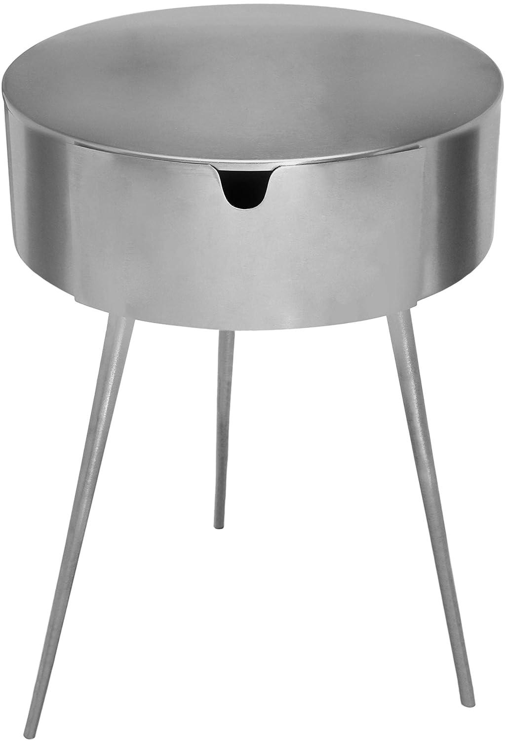 Meridian Furniture,Bali Silver Nightstand