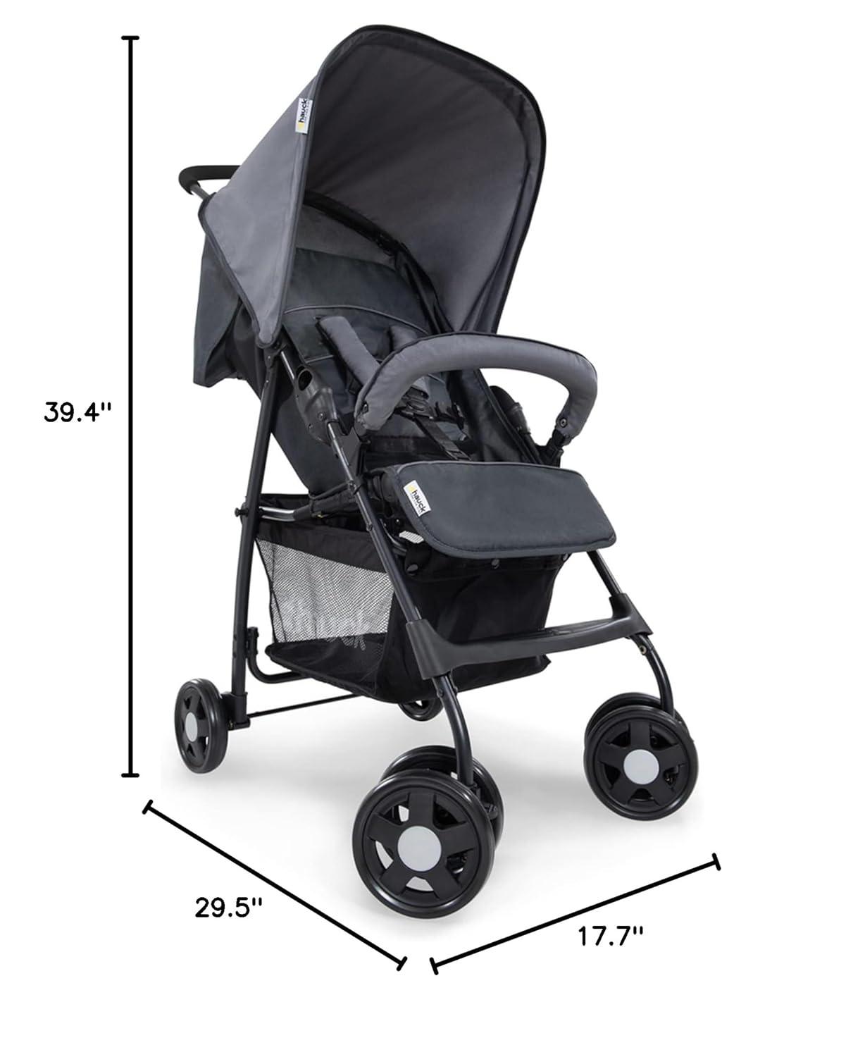 Hauck Charcoal Stone Compact Foldable Jogger Stroller