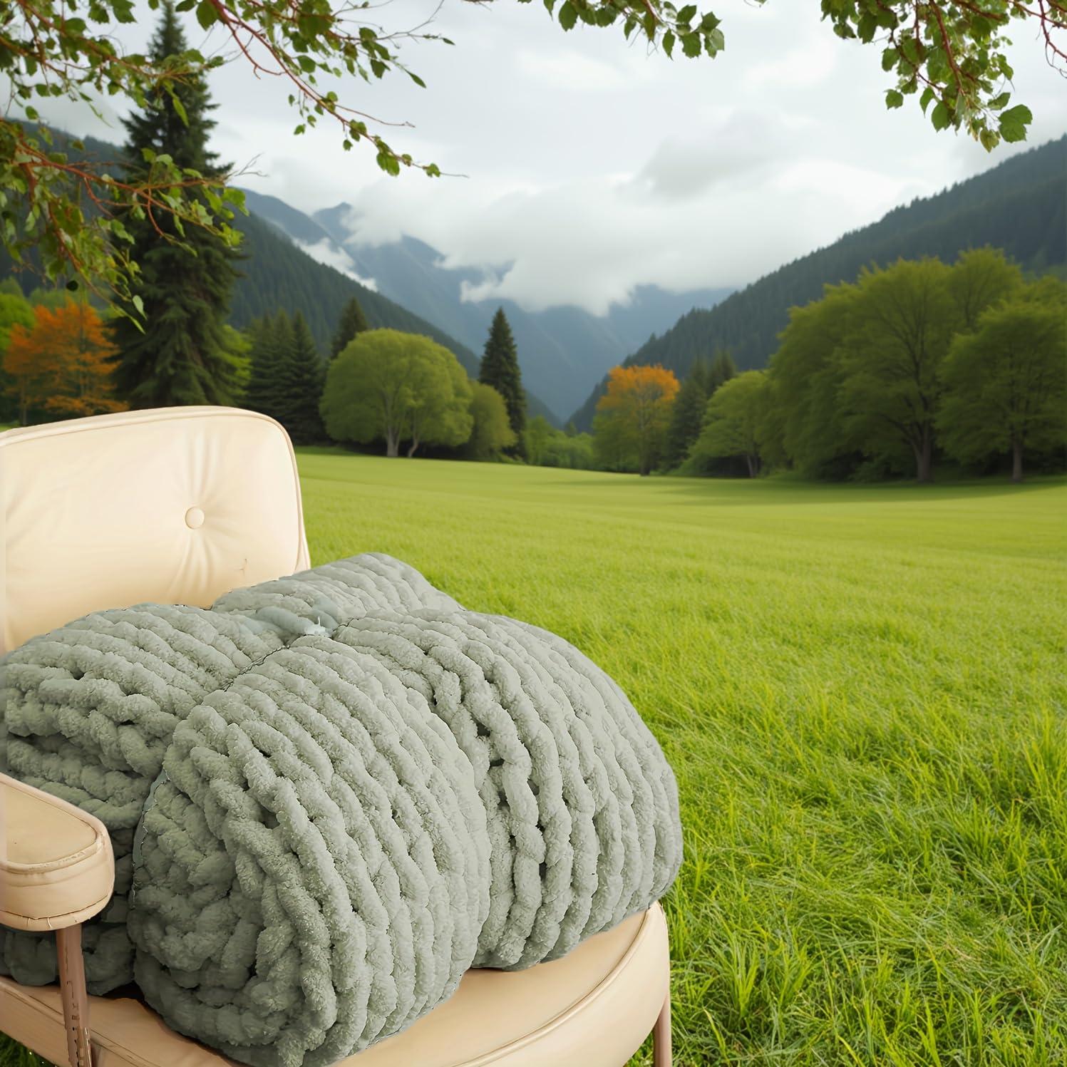 Donna Sharp Chunky Chunky Knit Throw Blanket