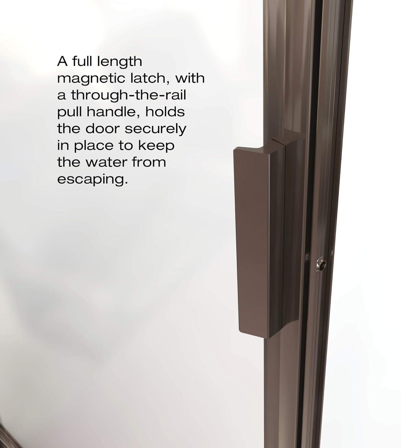 Sopora 32.88" x 63.5" Pivot Framed Shower Door