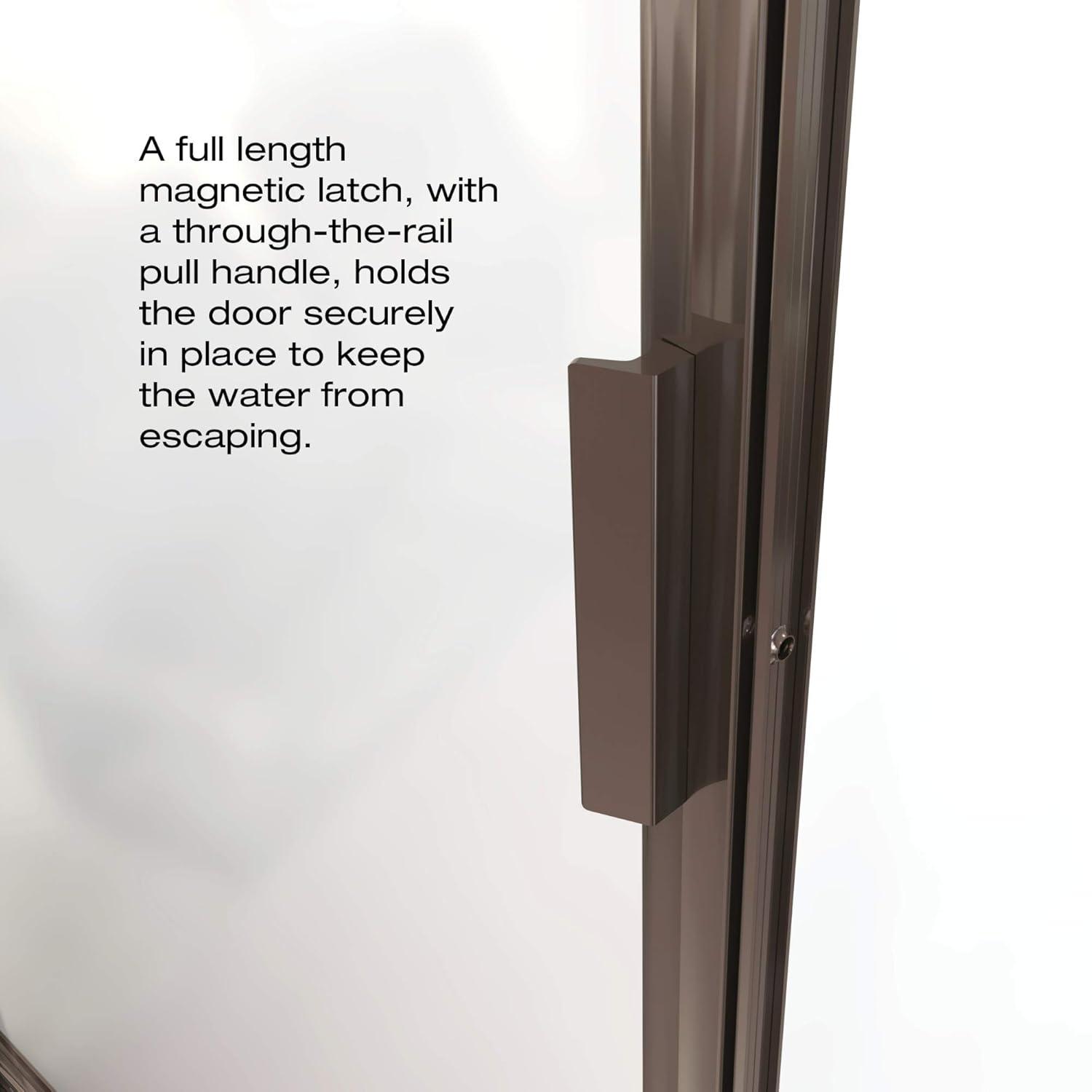 Sopora 22.75" W x 63.5" H Pivot Framed Shower Door