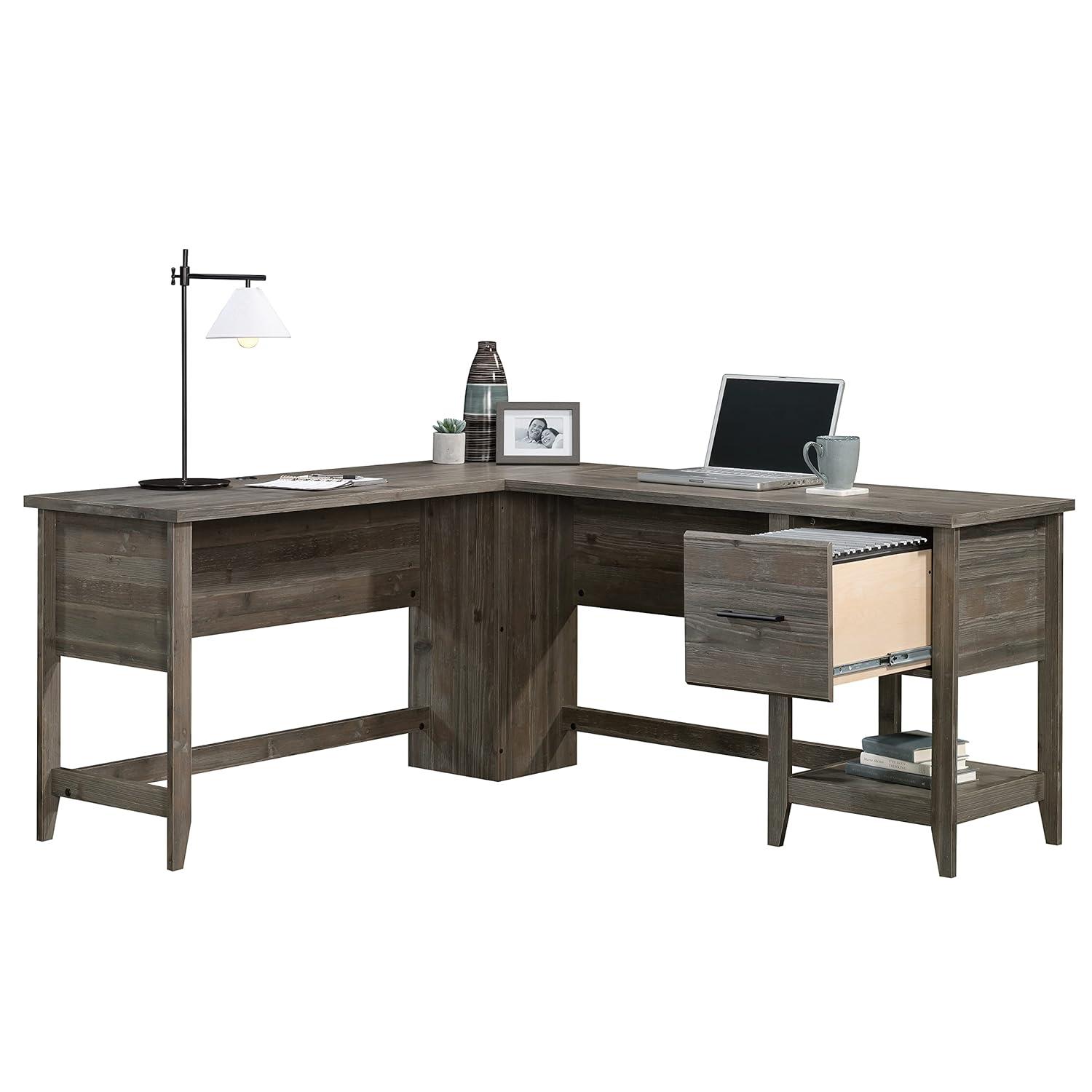 Gracie Oaks Cletus L-Shaped Writing Desk