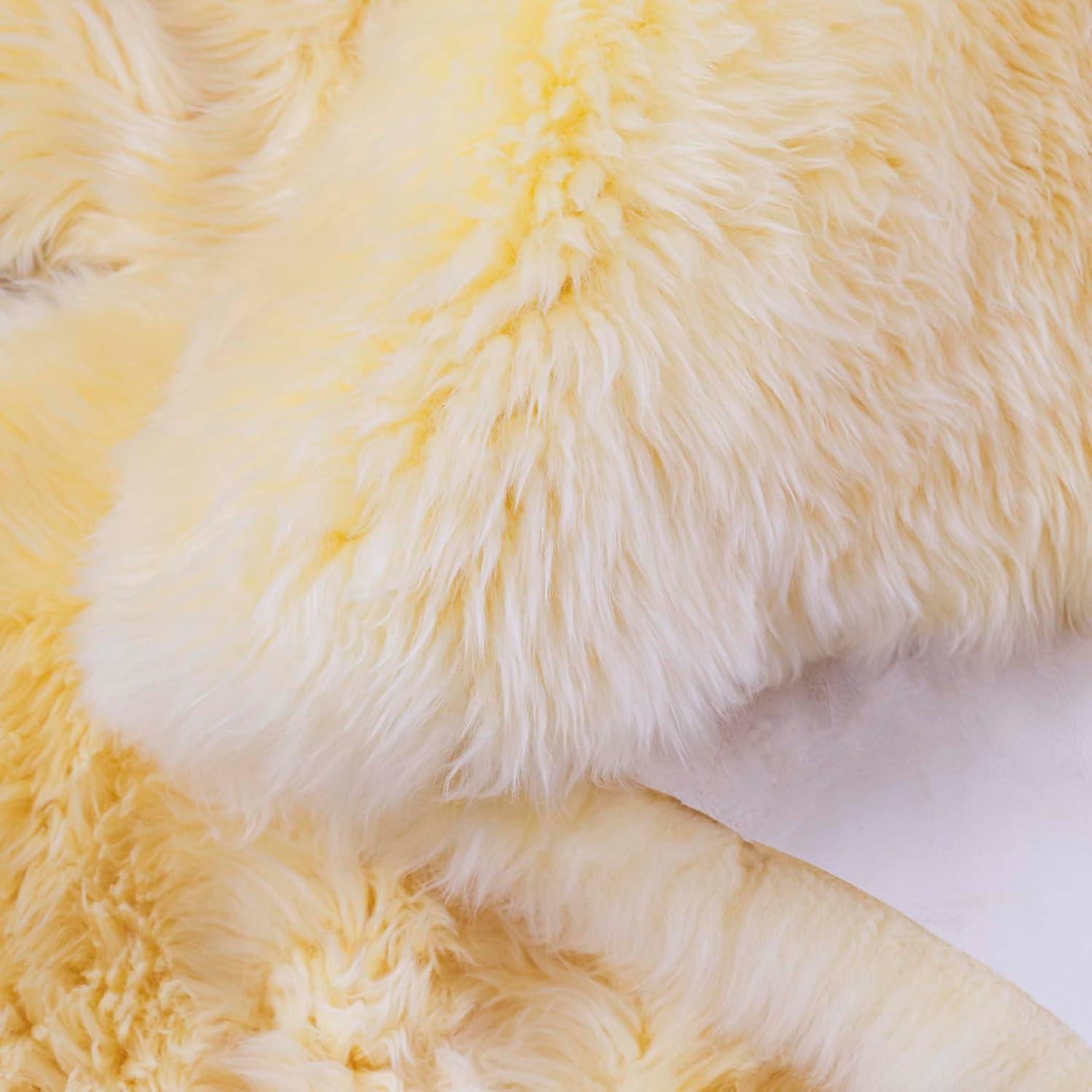 Sheep Skin Natural Sheep Skin Made Within Acid Dying Sheep Skin Solid Color Rug