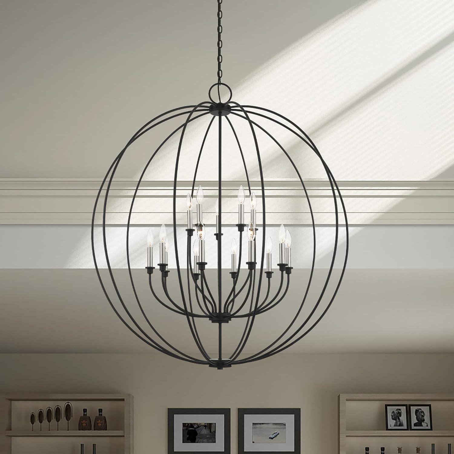 Livex Lighting - Milania - 15 Light Foyer Chandelier in Farmhouse Style - 42