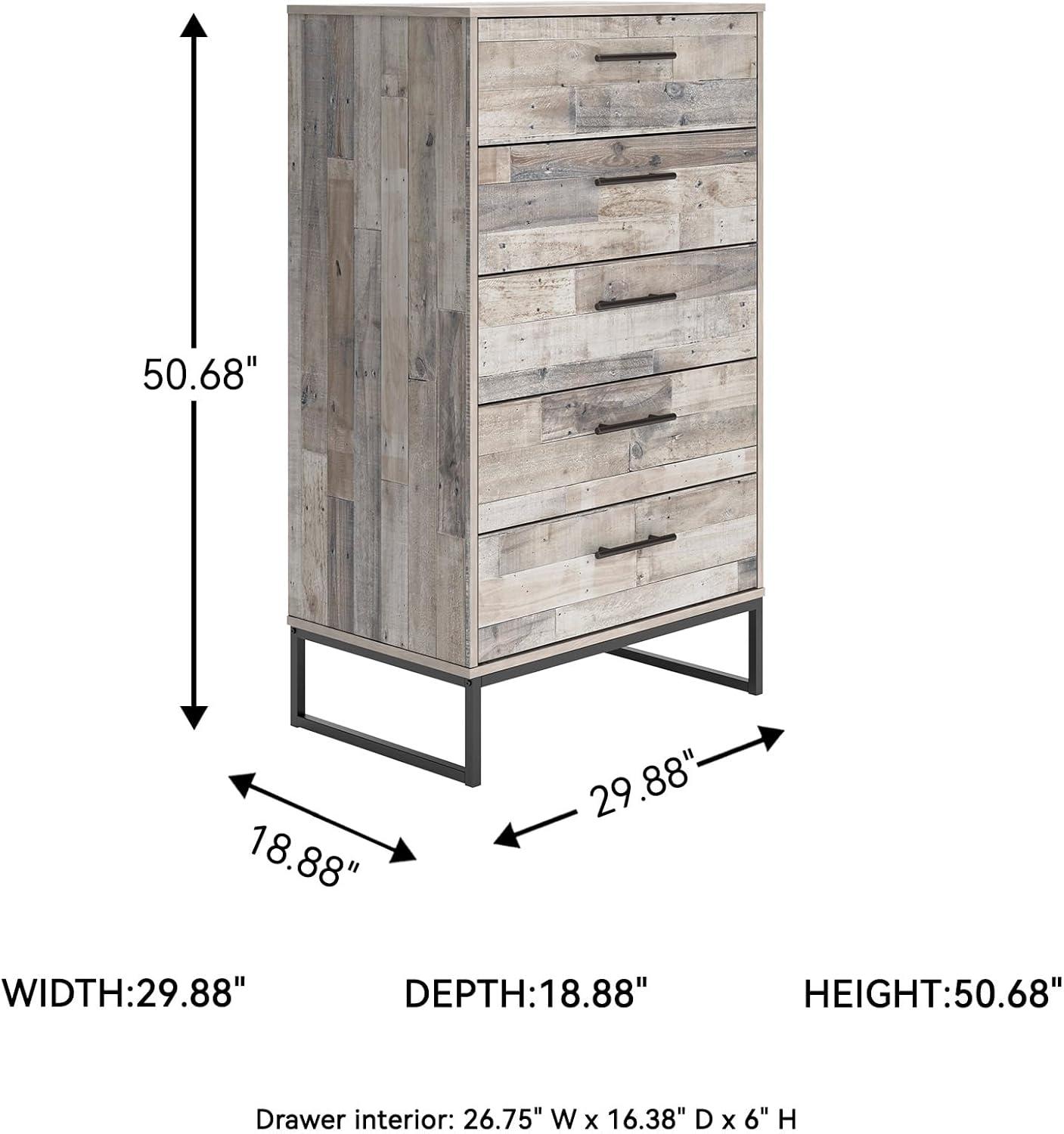 Neilsville 5 Drawer 29.88" W Chest