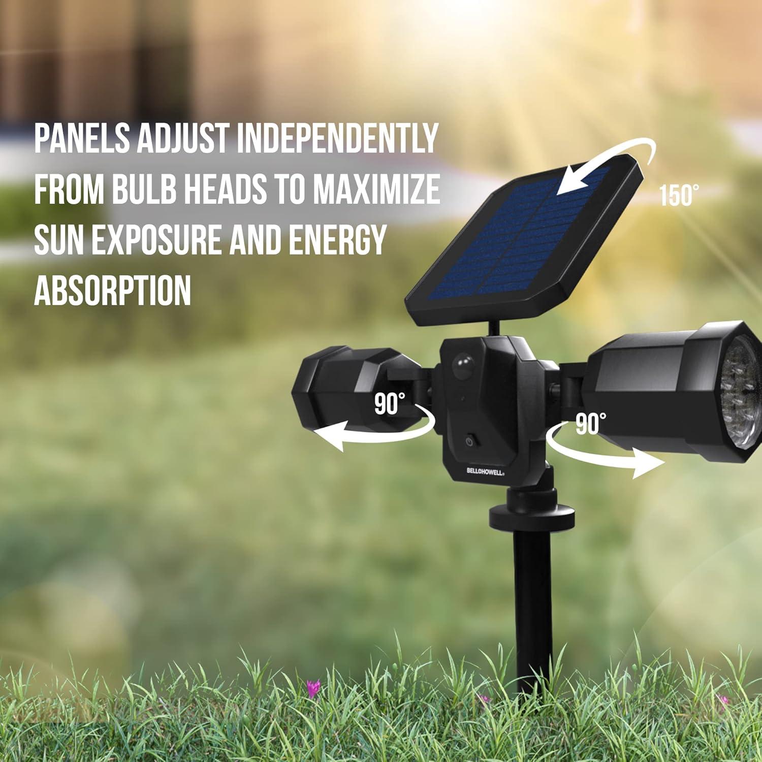 Bell + Howell Bell+Howell Bionic Spotlight Duo with Motion Sensor, Super Bright Security Spotlight for Outdoors