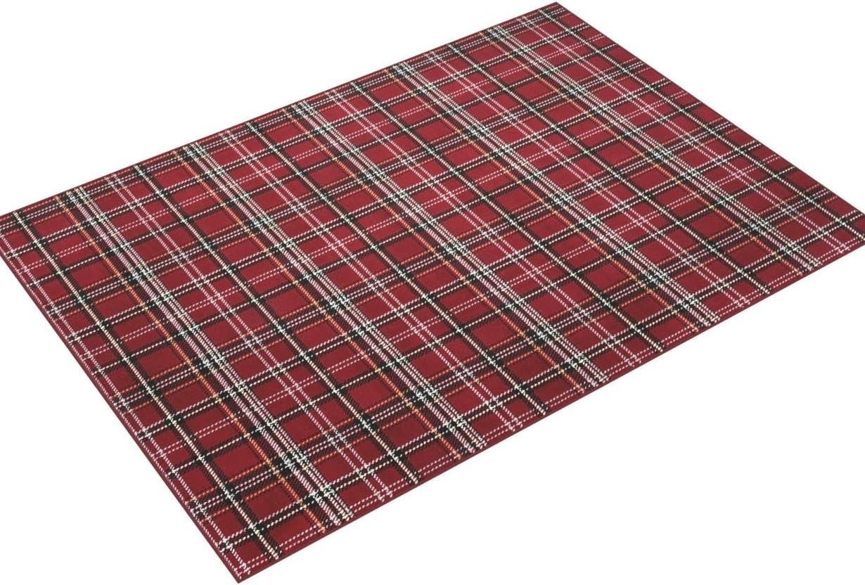 Nourison Grafix Contemporary Plaid Area Rug