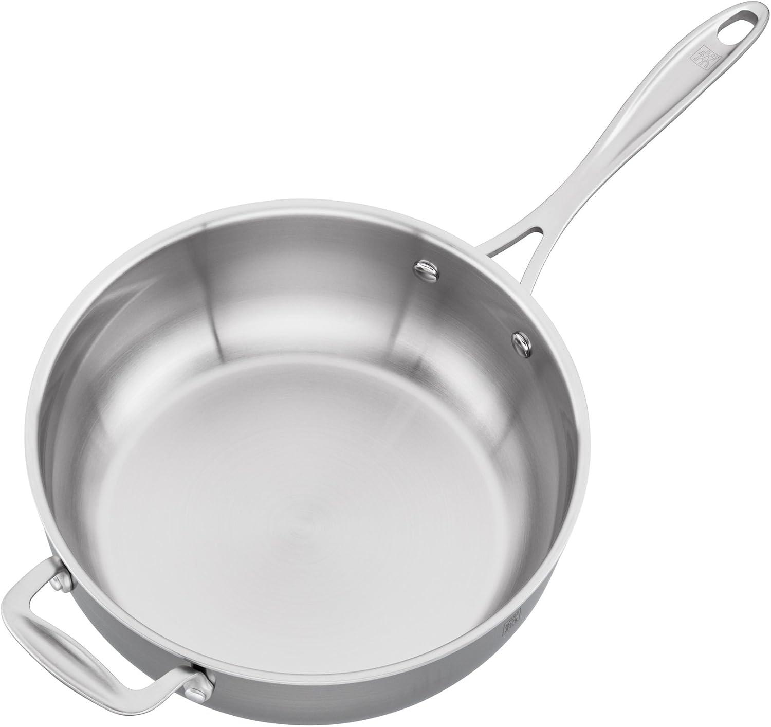 ZWILLING Spirit 4.6-qt Stainless Steel Pan with Glass Lid