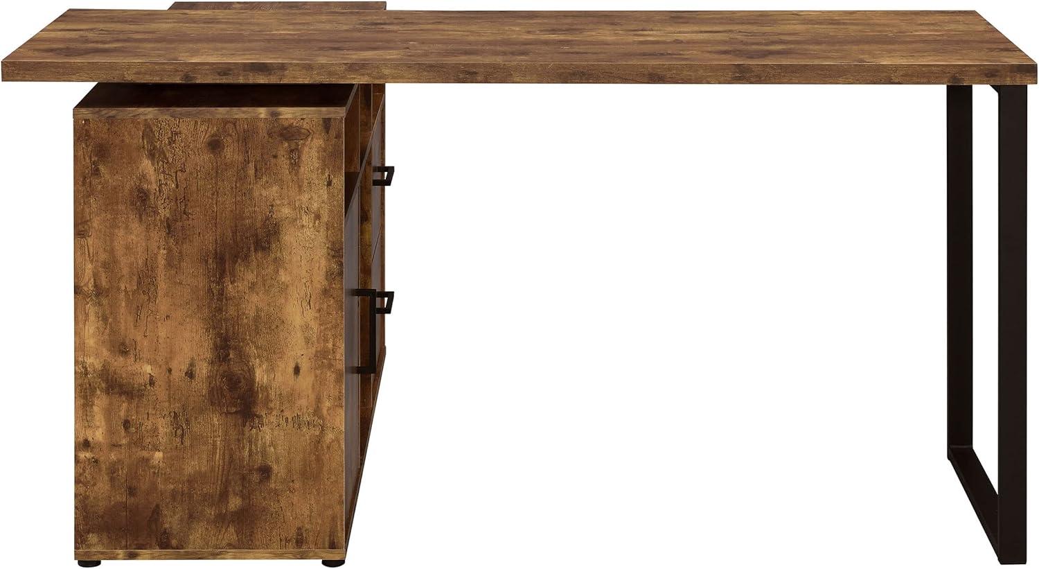 Hertford 2 Drawer L-Shape Desk - Coaster