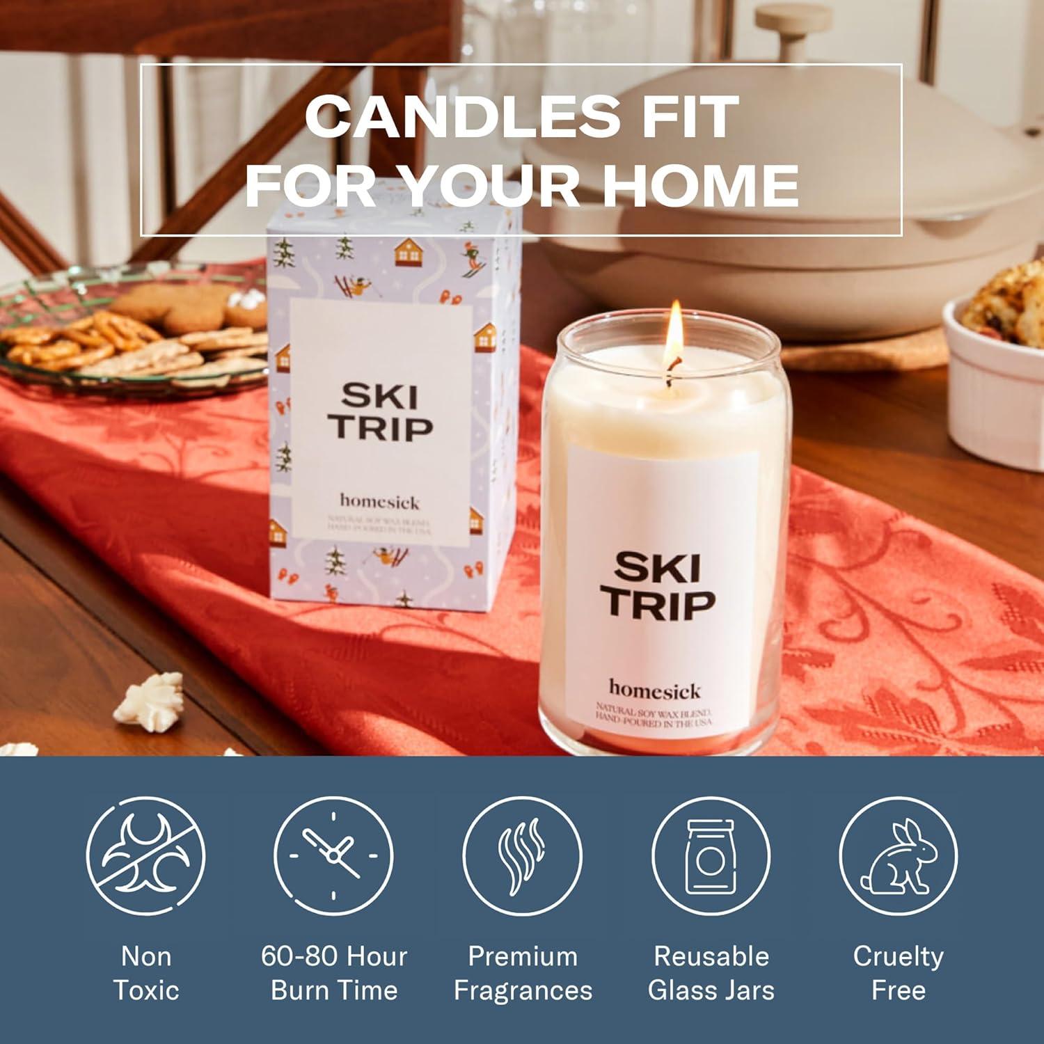 Ski Trip Natural Soy Wax Scented Candle, 13.75 oz