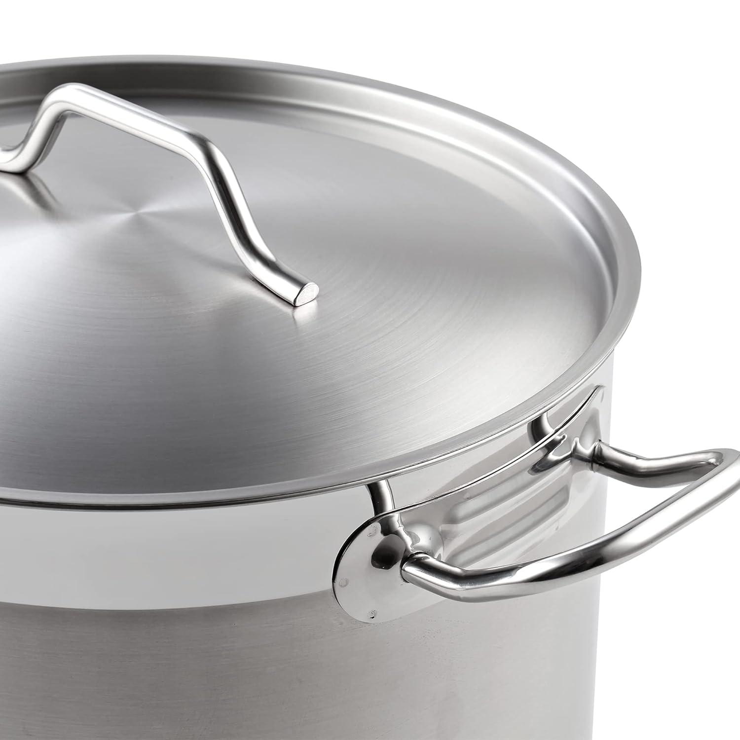 Cooks Standard Cooks Standard Professional Stainless Steel Stock Pot with Lid, Silver