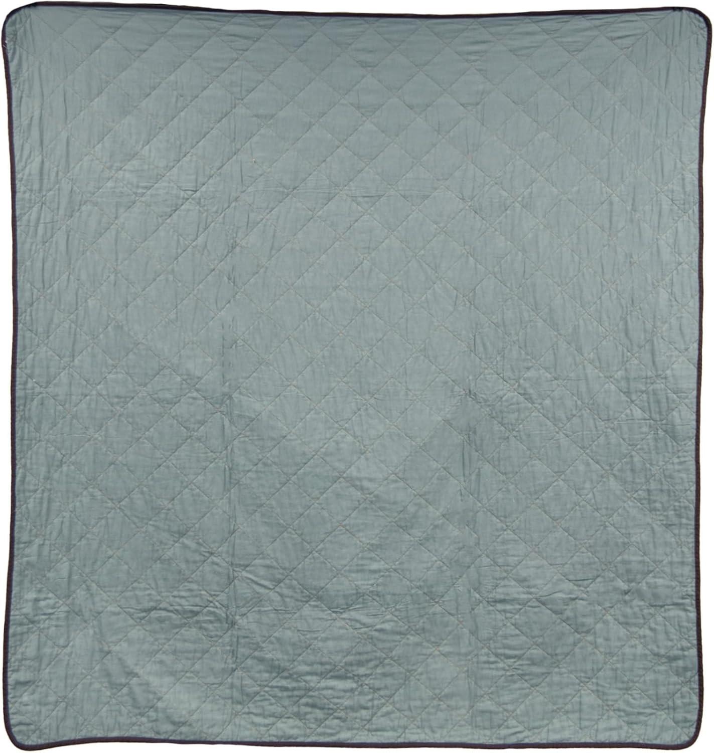 Donna Sharp Appalachia Plaid Cotton and Pieced Throw Blanket