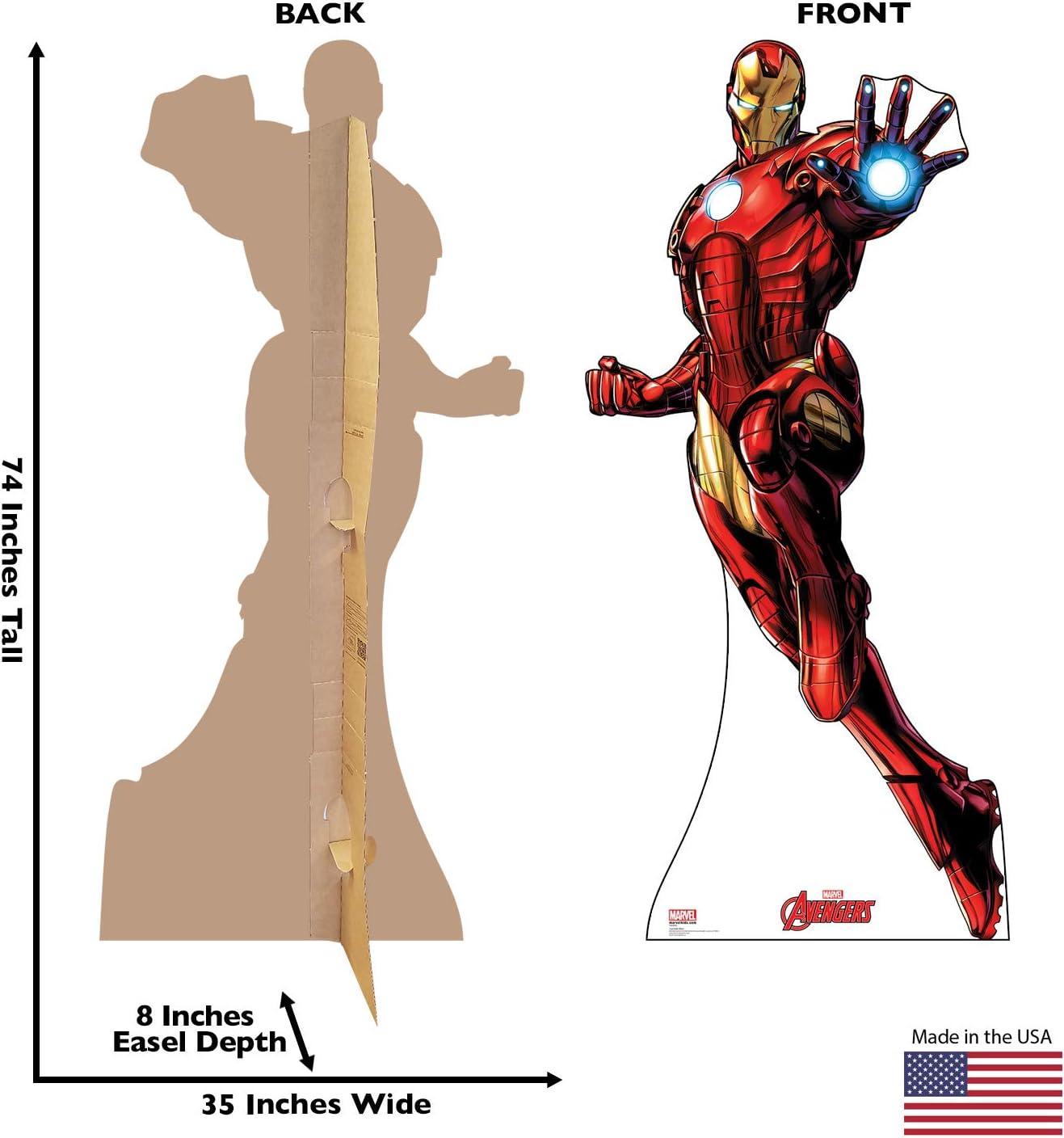 Iron Man Life-Size Red and Gold Cardboard Standup