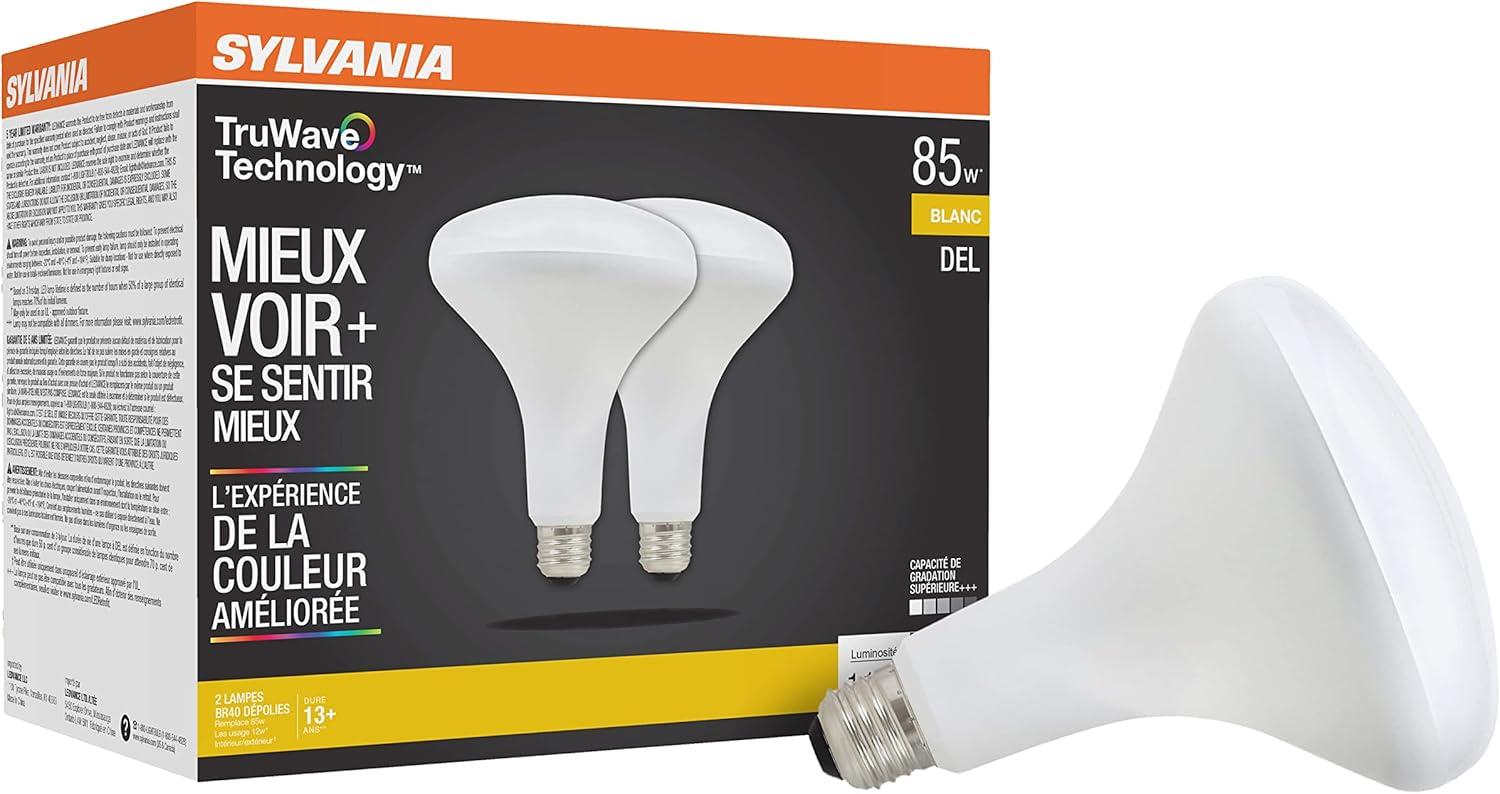 Sylvania 12W Dimmable Frosted LED BR40 Light Bulb