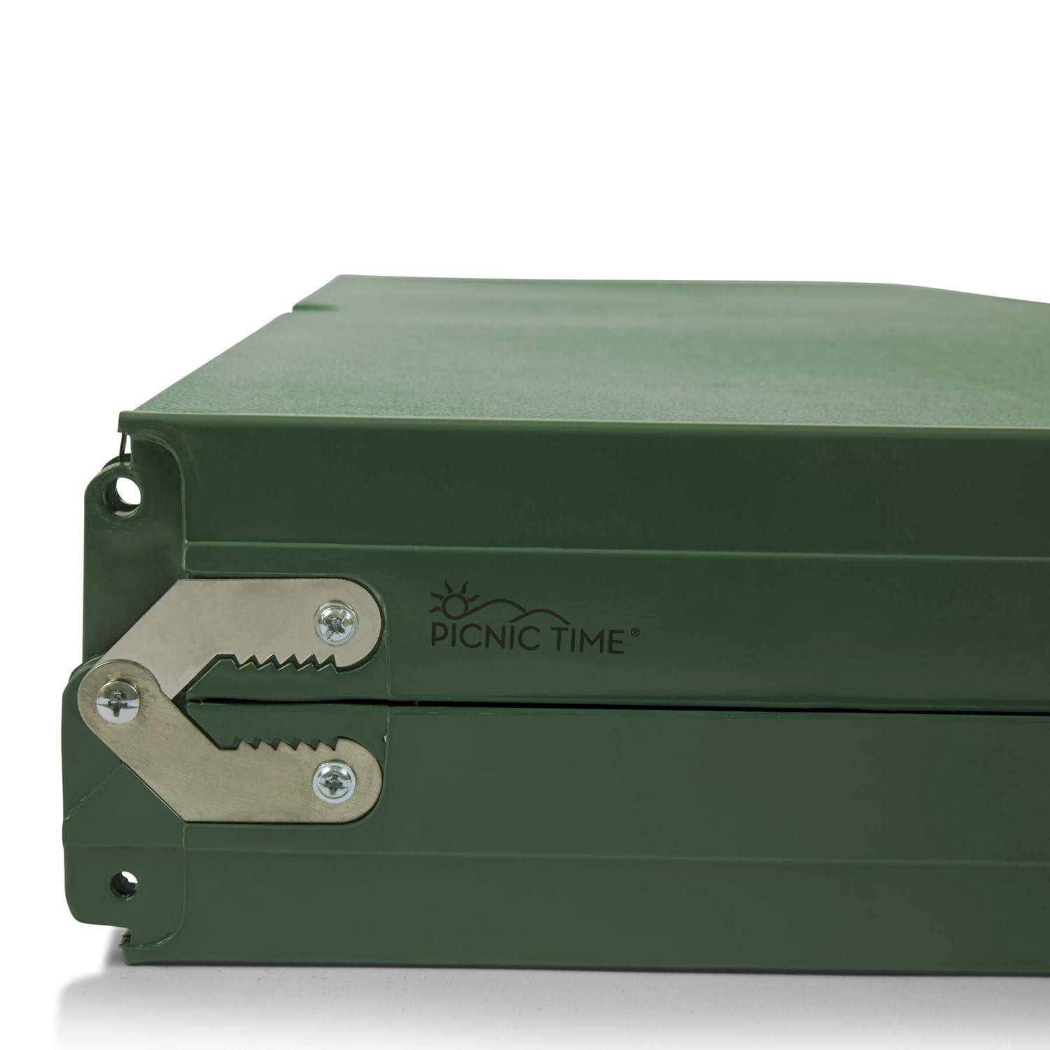 Fernando Outdoor Folding Picnic and Camping Portable Table with Umbrella Hole