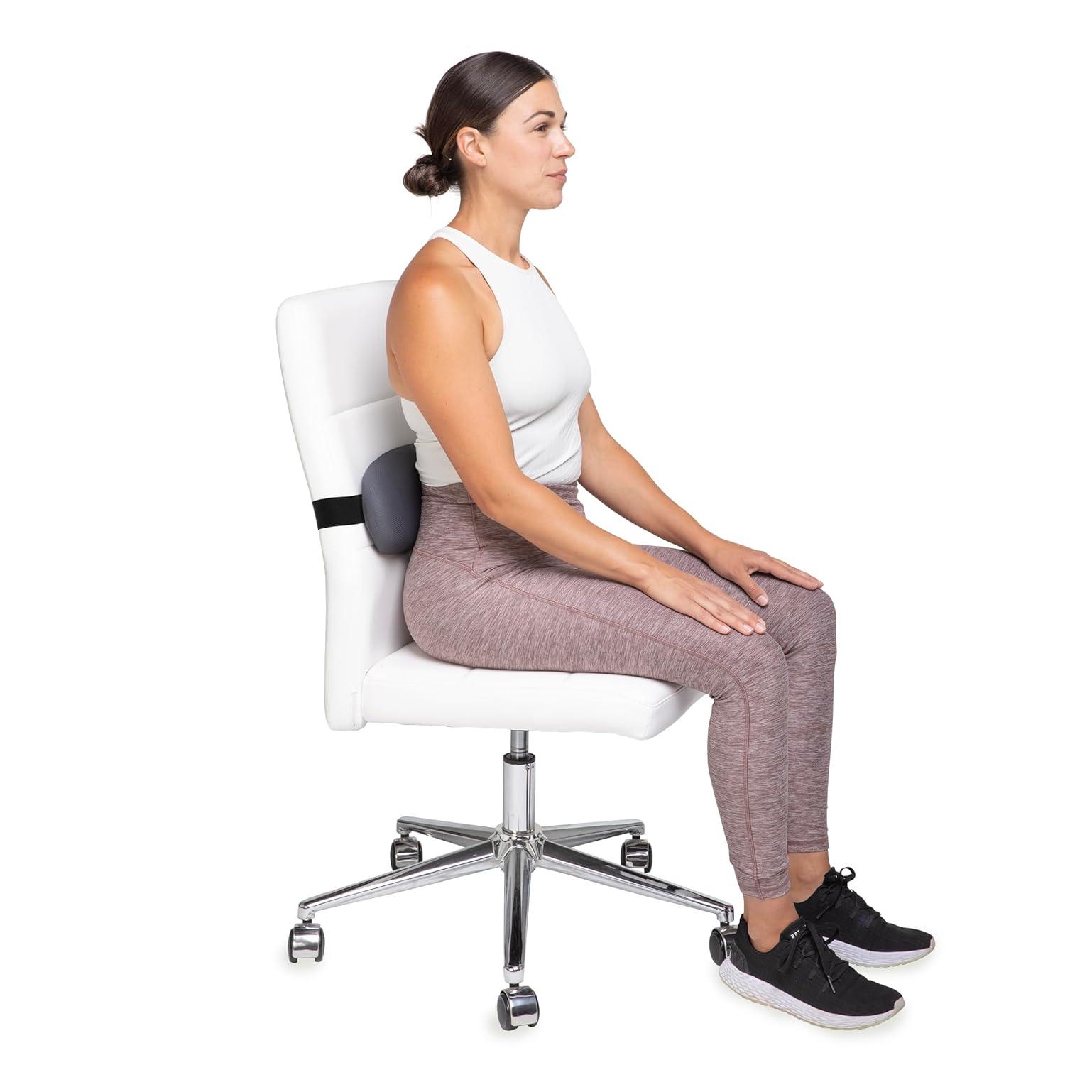 OPTP The Original McKenzie SuperRoll - USA-Made Low Back Lumbar Pillow for Office Chair Lumbar Support, Car Back Support Seat Cushions and Travel