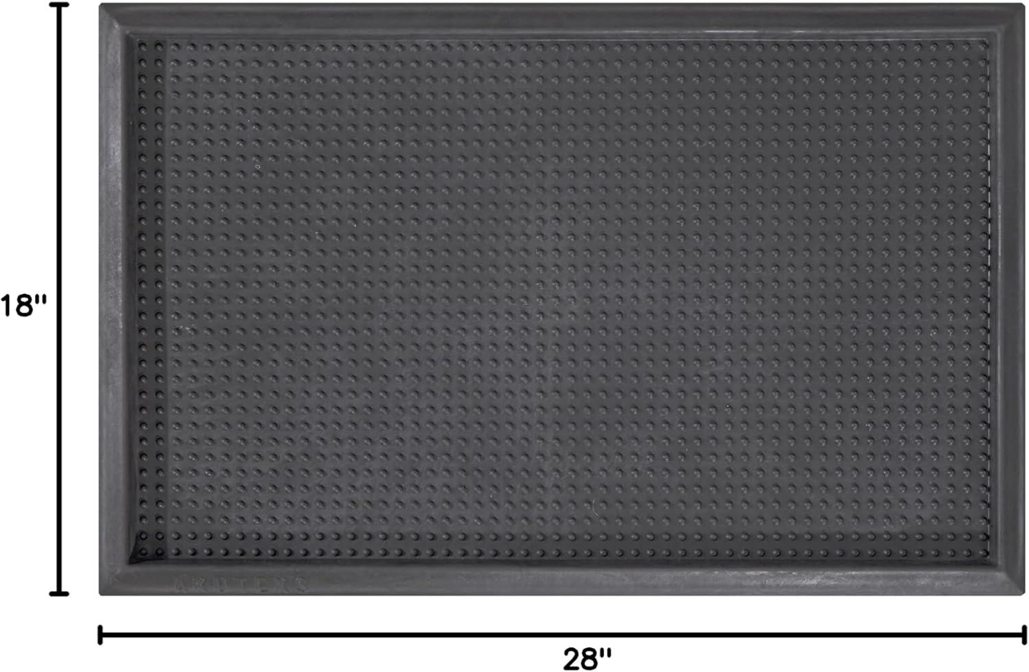 Easy Clean, Waterproof Non-Slip Doormat Indoor/Outdoor Boot Tray, 18" x 28"