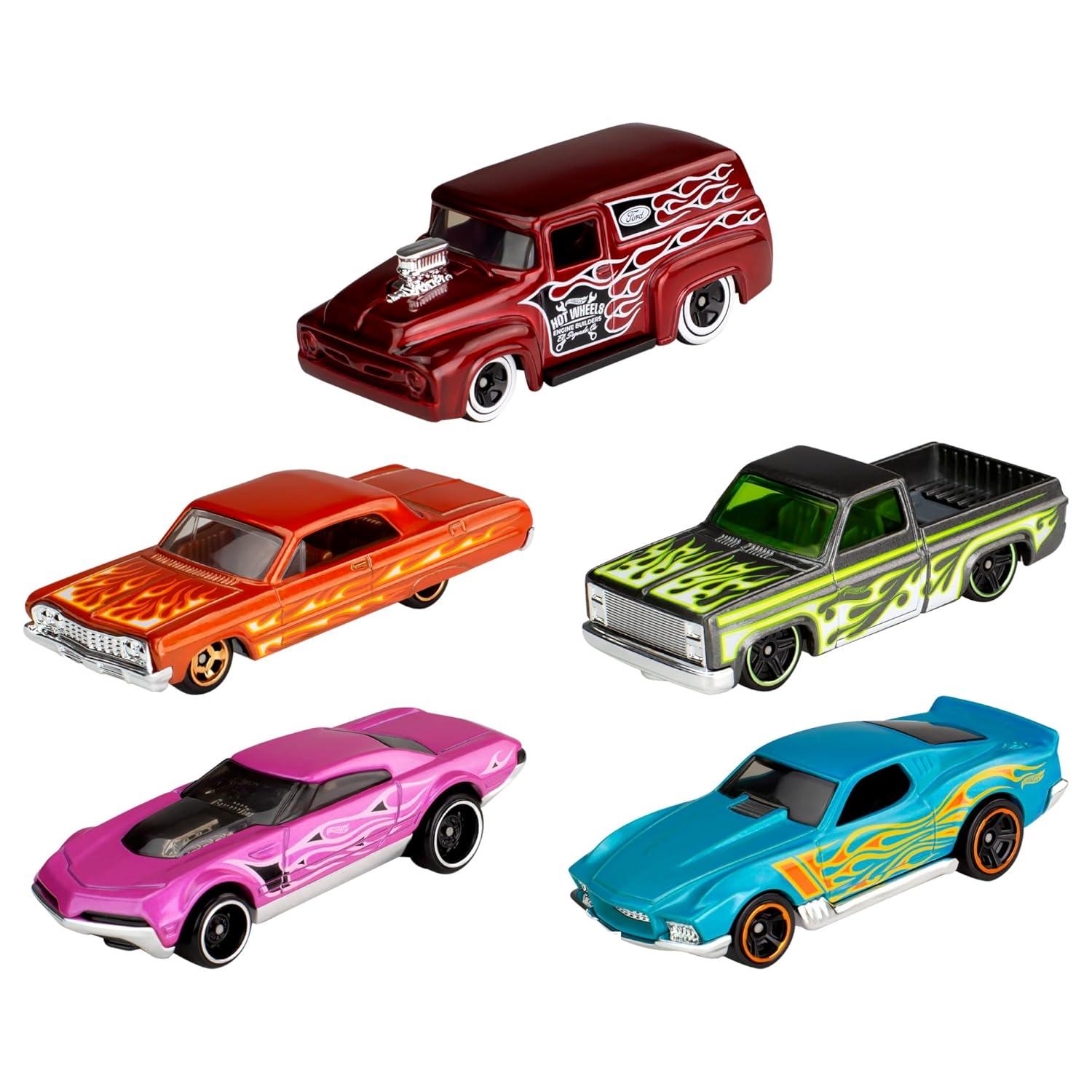 Hot Wheels Diecast  Cars -  5pk (Colors May Vary)