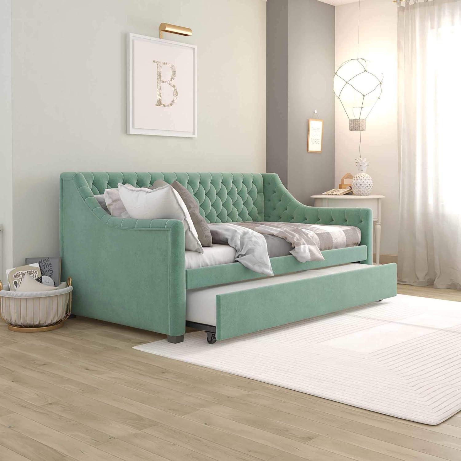 Monarch Hill Ambrosia Upholstered Daybed with Trundle