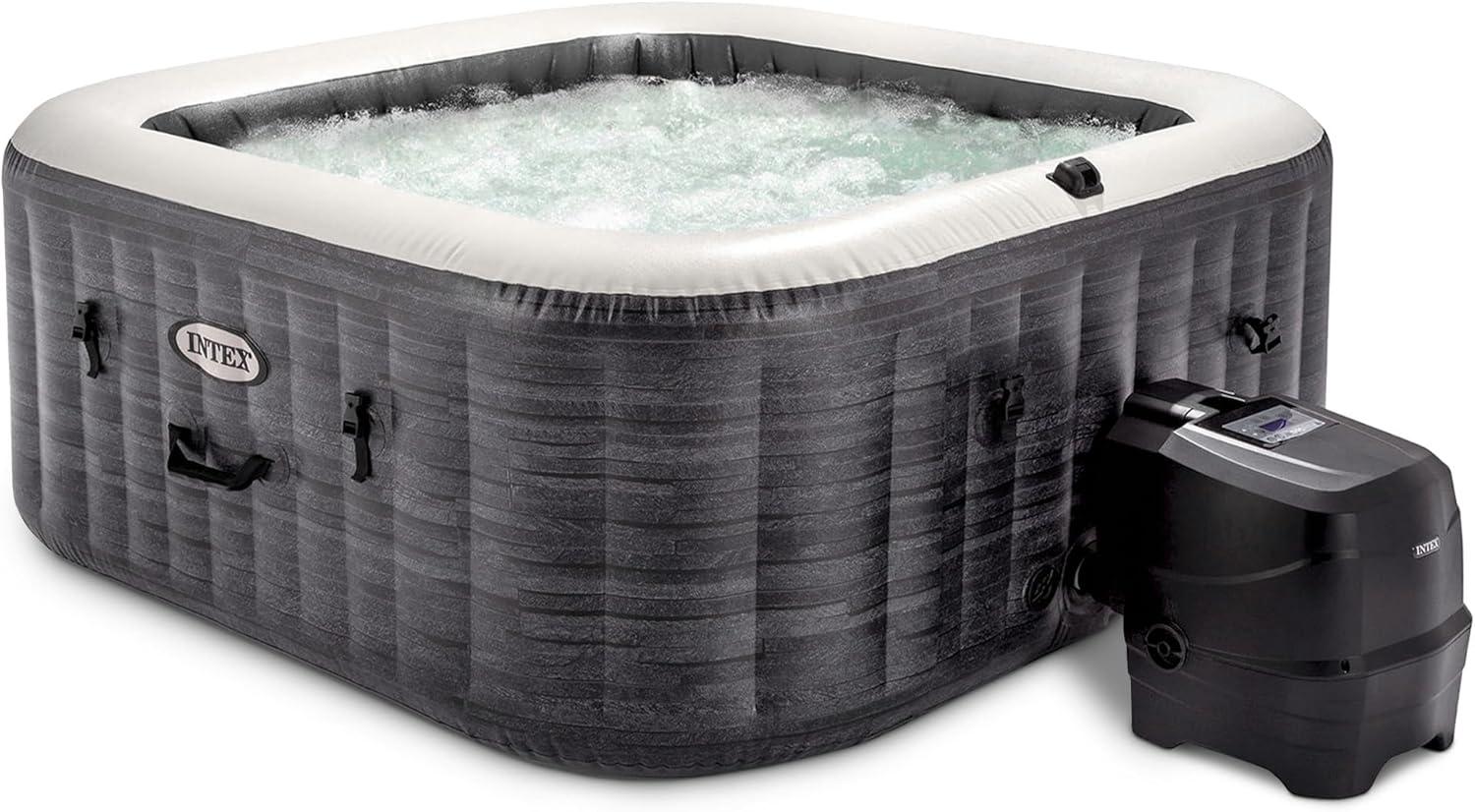 Intex Intex PureSpa Plus Inflatable Square Hot Tub w/ AirJets