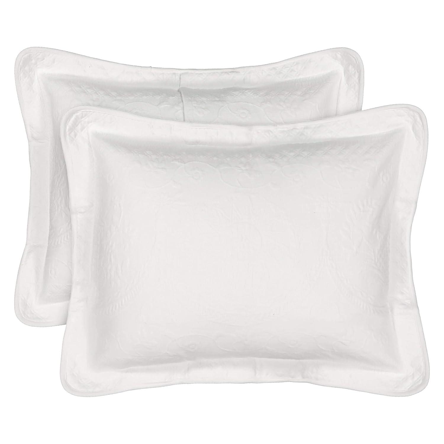 Historic Charleston King Charles Matelasse Cotton Pillow Sham