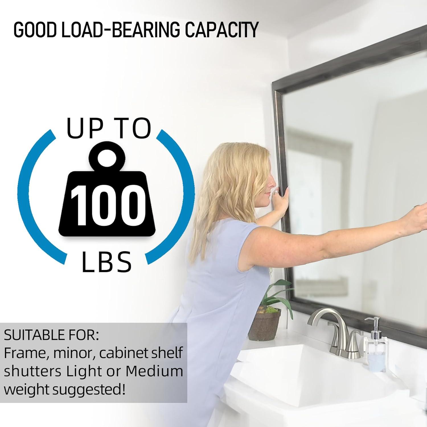 (41 inch) French Cleat Hanger Heavy Duty, 2 Pairs Aluminum Z Clips French Cleats, Interlocking Wall Mount Bracket Hardware Kit for Mirrors, Picture, Shelf, Headboard, Whiteboard, Art, Frames