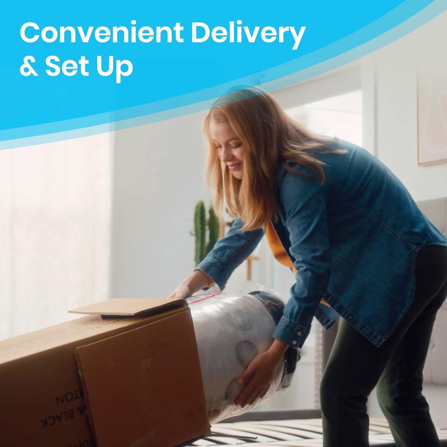 Flash Furniture Capri Comfortable Sleep 10 Inch CertiPUR-US Certified Hybrid Pocket Spring Mattress, Full Mattress in a Box