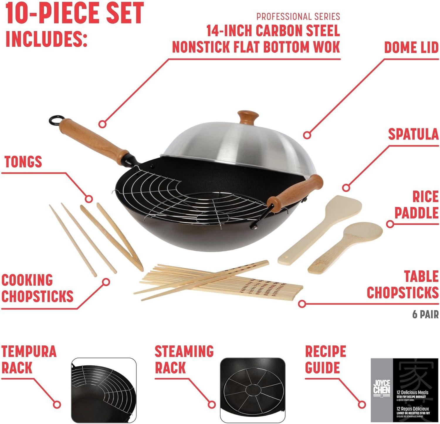 Joyce Chen 10-Piece Wok Set