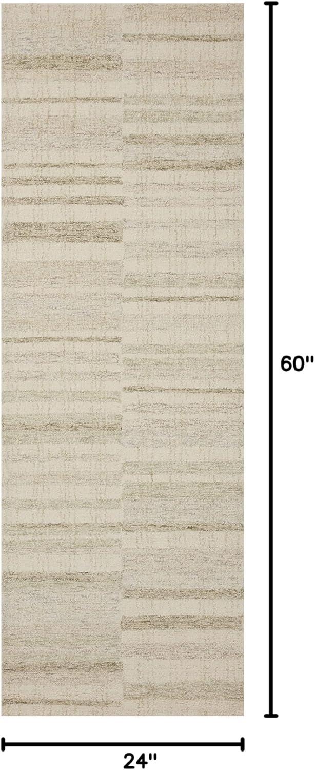 Chris Loves Julia x Loloi Natural/Sage, Transitional Area Rug