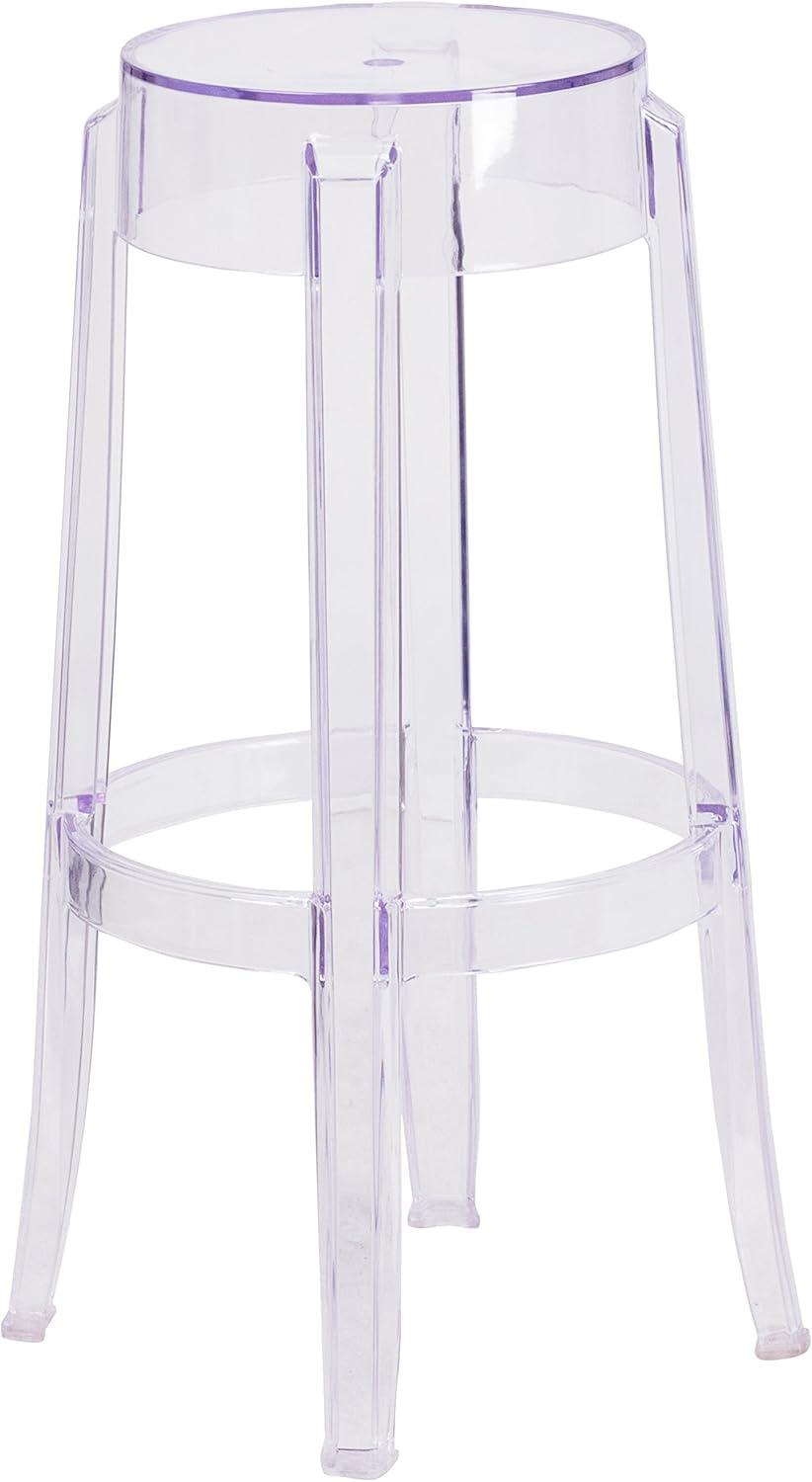 Flash Furniture 29.75'' High Transparent Barstool