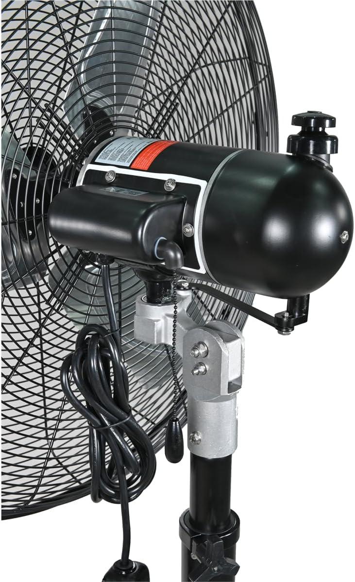 K-Tool KTI77726KIT 24" Waterproof Oscillating Fan w/Misting Attachment