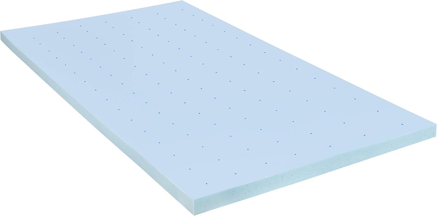 Flash Furniture Capri Comfortable Sleep 2 inch Cool Gel Memory Foam Mattress Topper