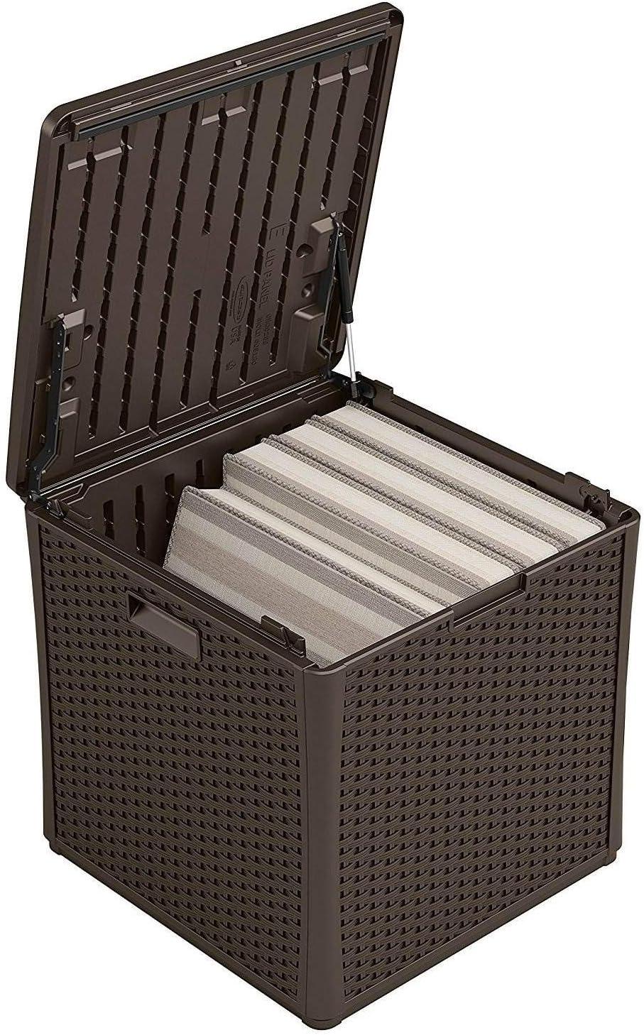 Suncast 60 Gallons Water Resistant Resin Lockable Deck Box