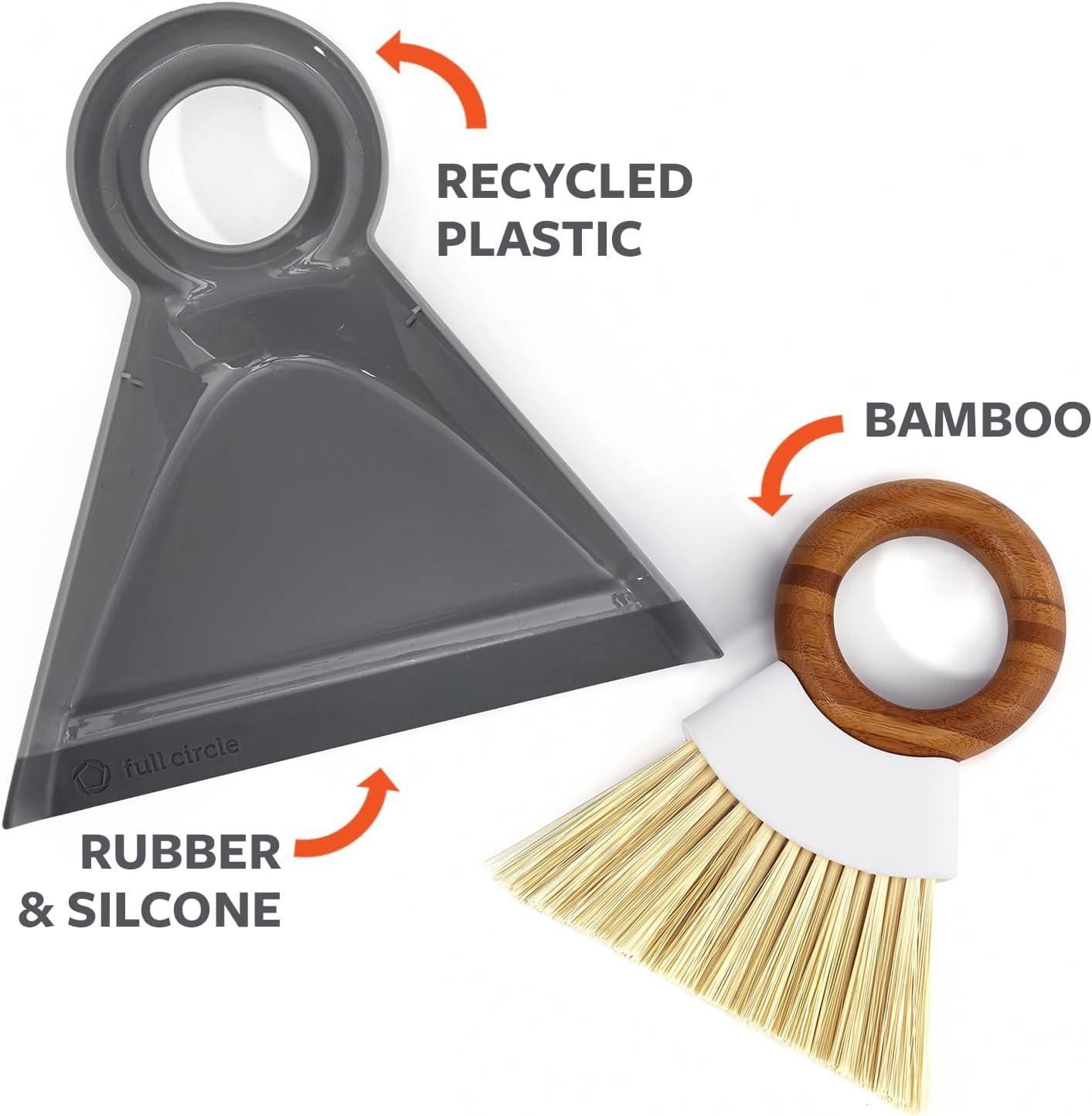 Full Circle 233689 Tiny Team Mini Brush and Dustpan Set