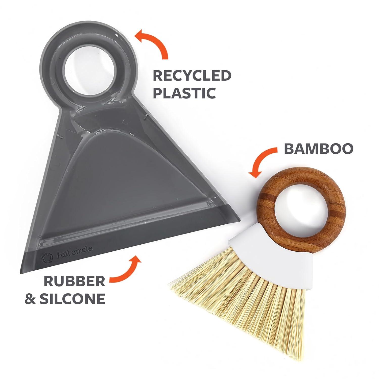 Full Circle 233689 Tiny Team Mini Brush and Dustpan Set