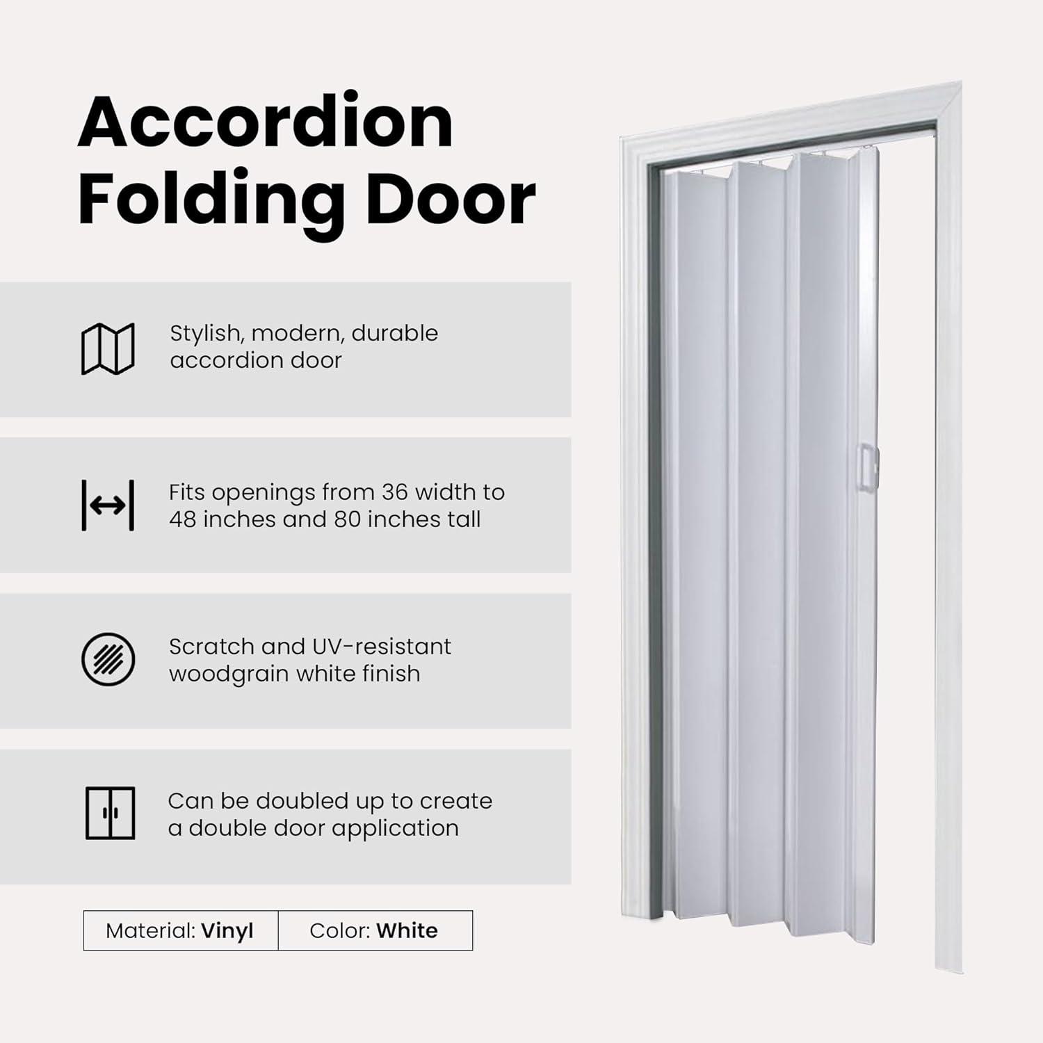 LTL Home Products 48'' Hollow Flush Accordion Door