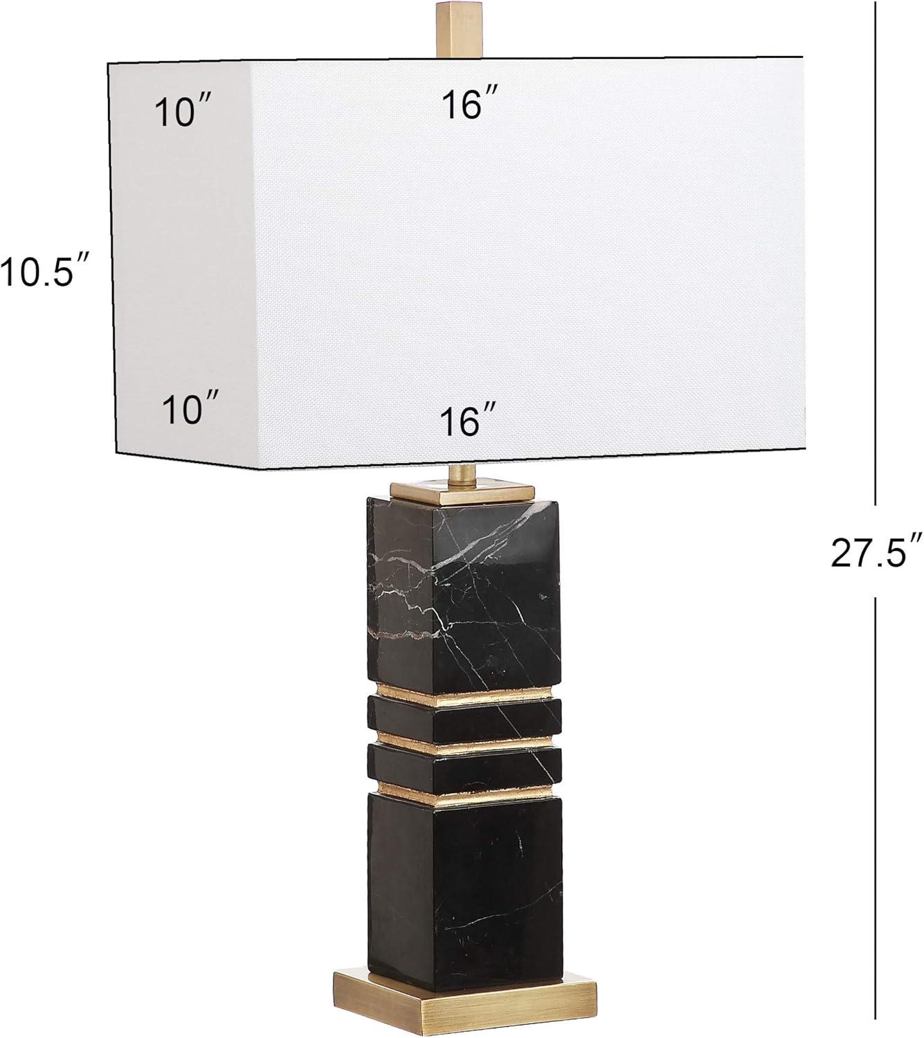 Everly Quinn Tonna Marble Table Lamp