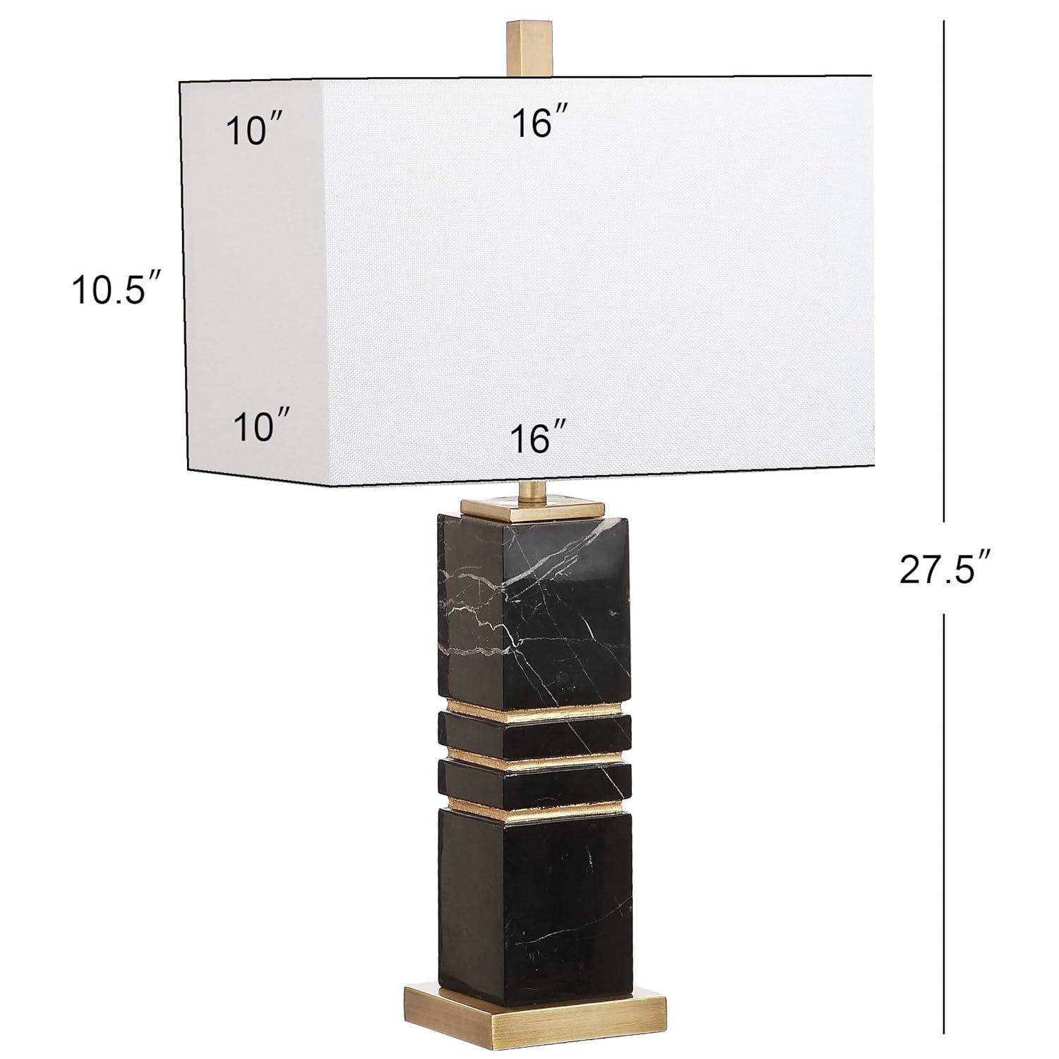 Everly Quinn Tonna Marble Table Lamp