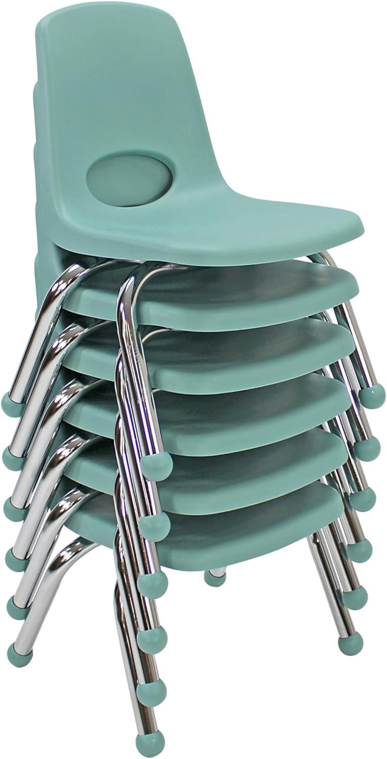 Stacking Classroom Chair with Wheels ( Set of 6 )